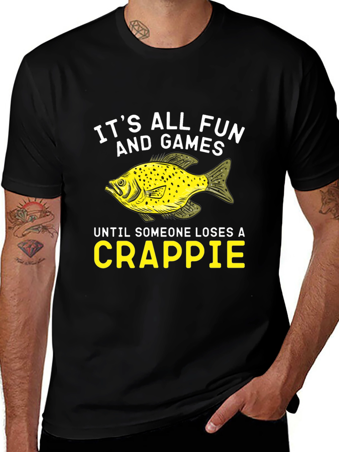 Variant 20 of Funny Fishing Crappie T-Shirt