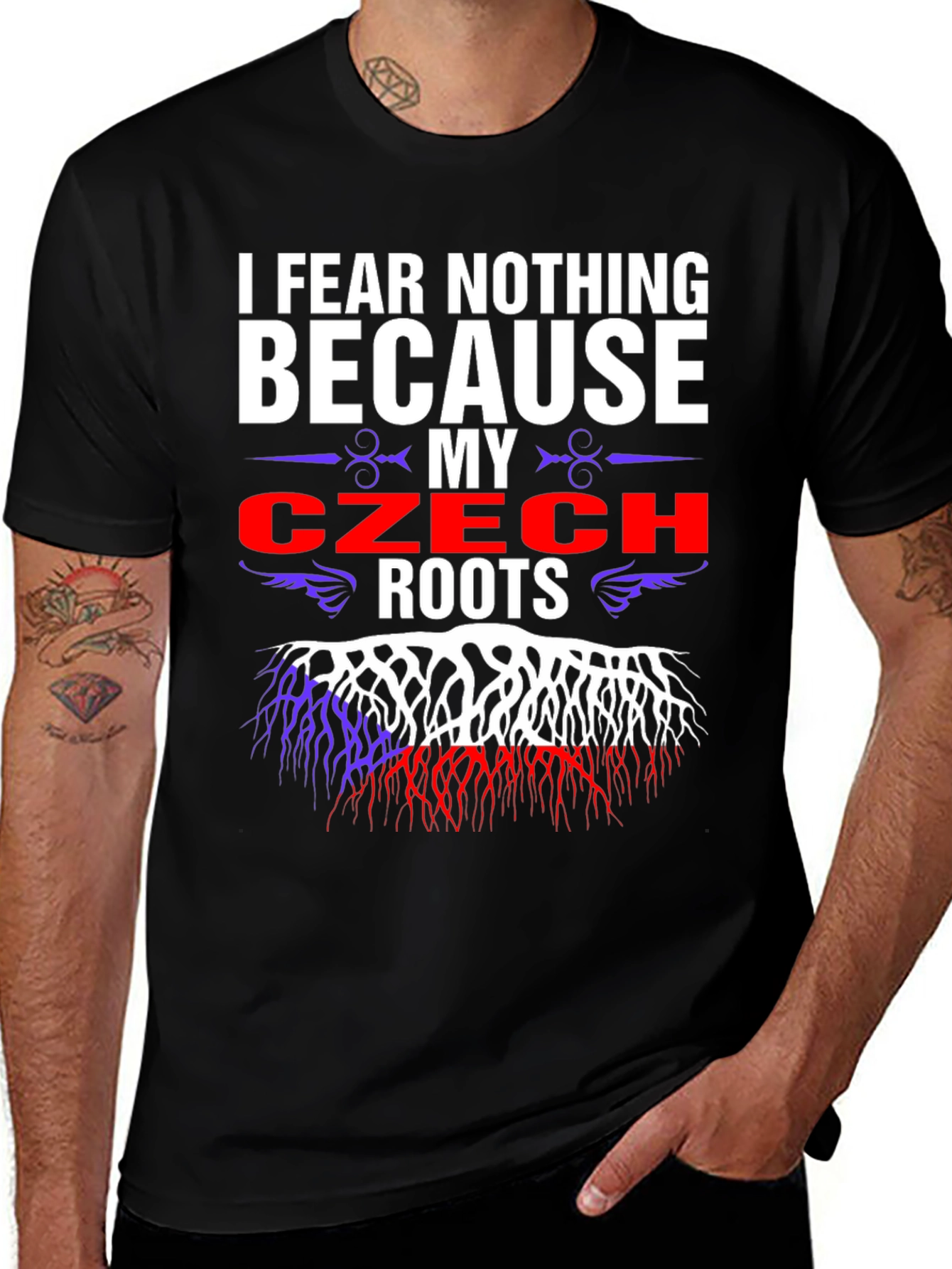 Czech Roots T-Shirt - I Fear Nothing