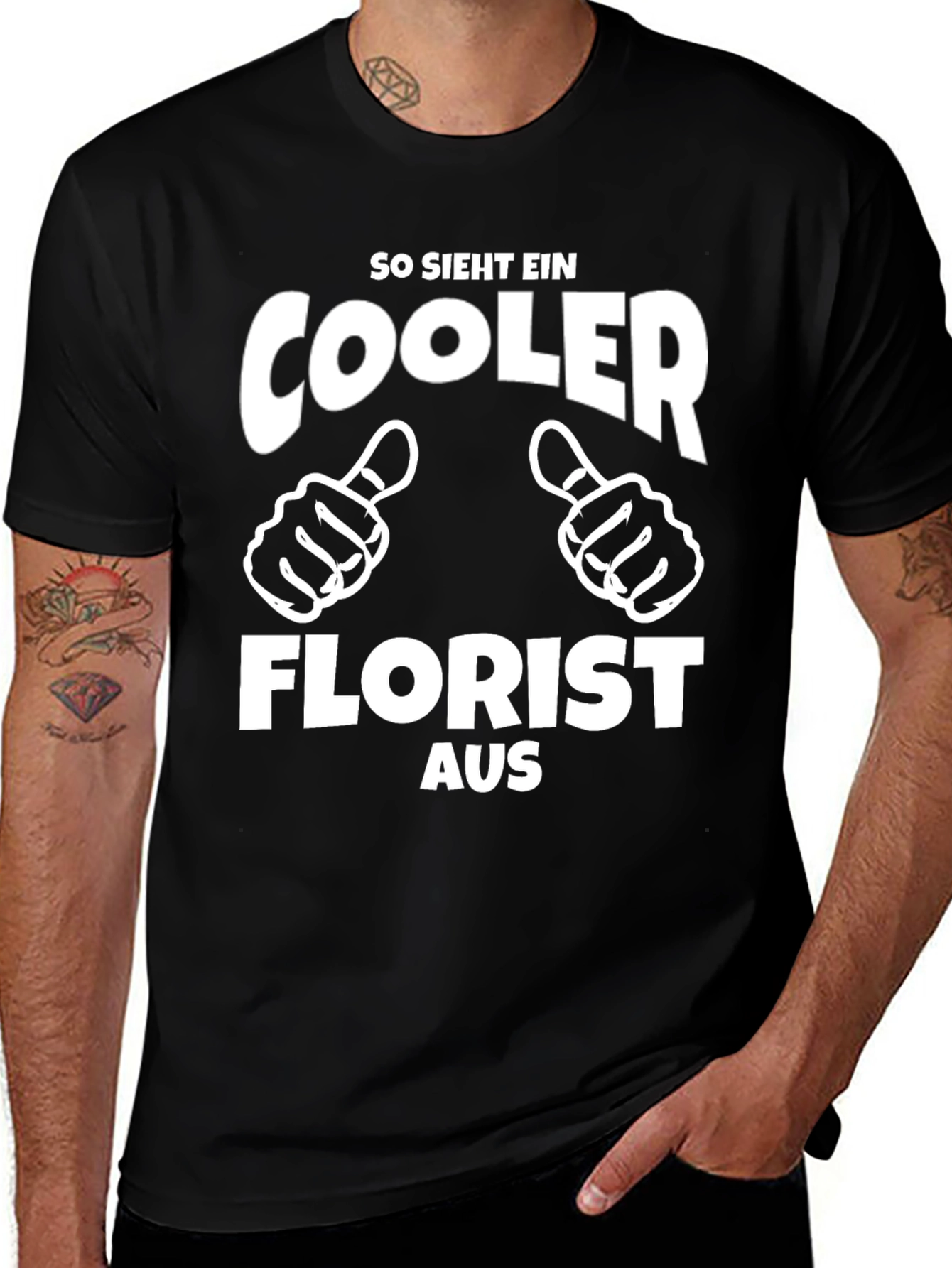 Variant 6 of Cool Florist T-Shirt - Novelty Design