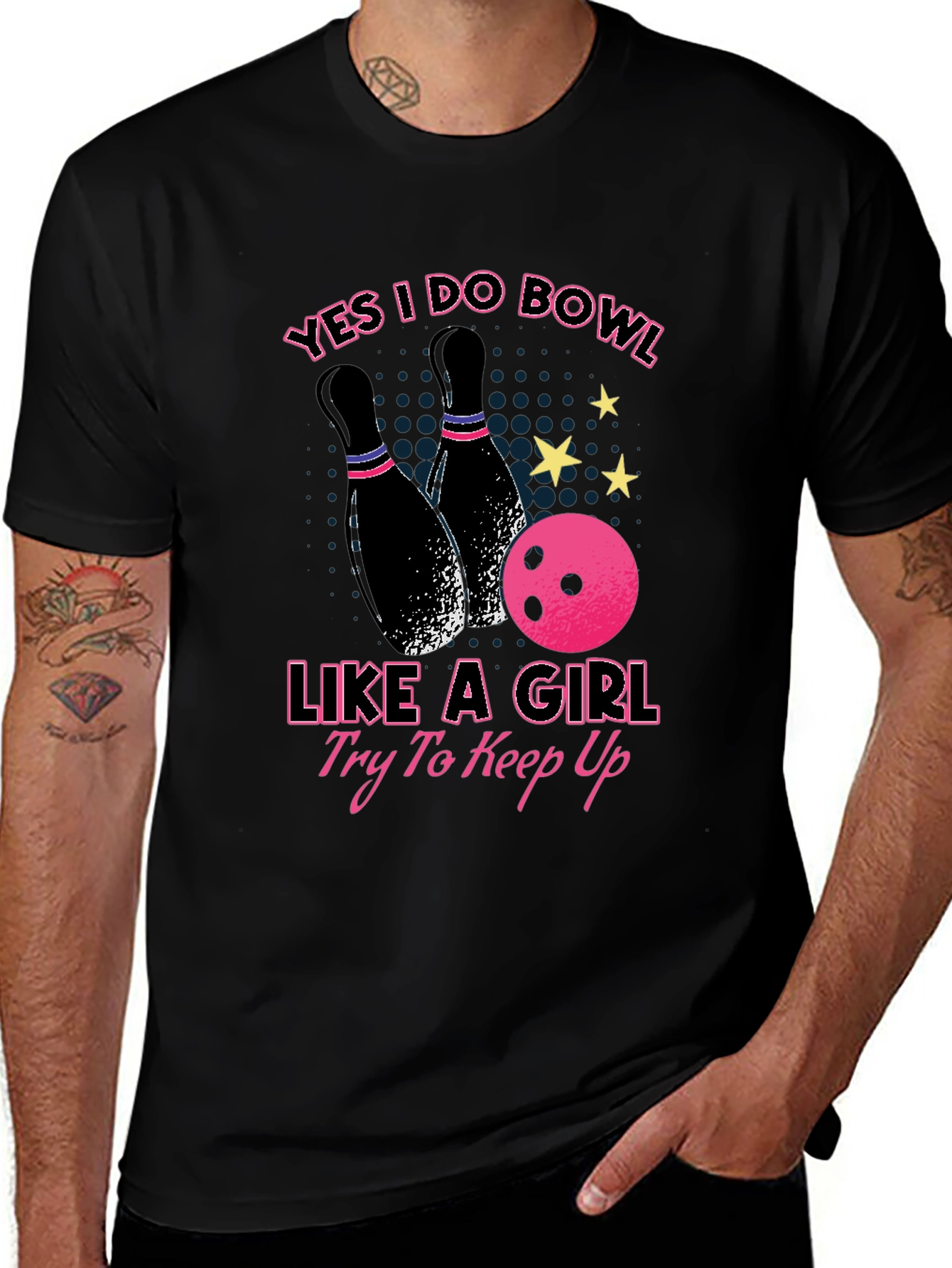Variant 30 of Yes I Do Bowl Like A Girl T-Shirt
