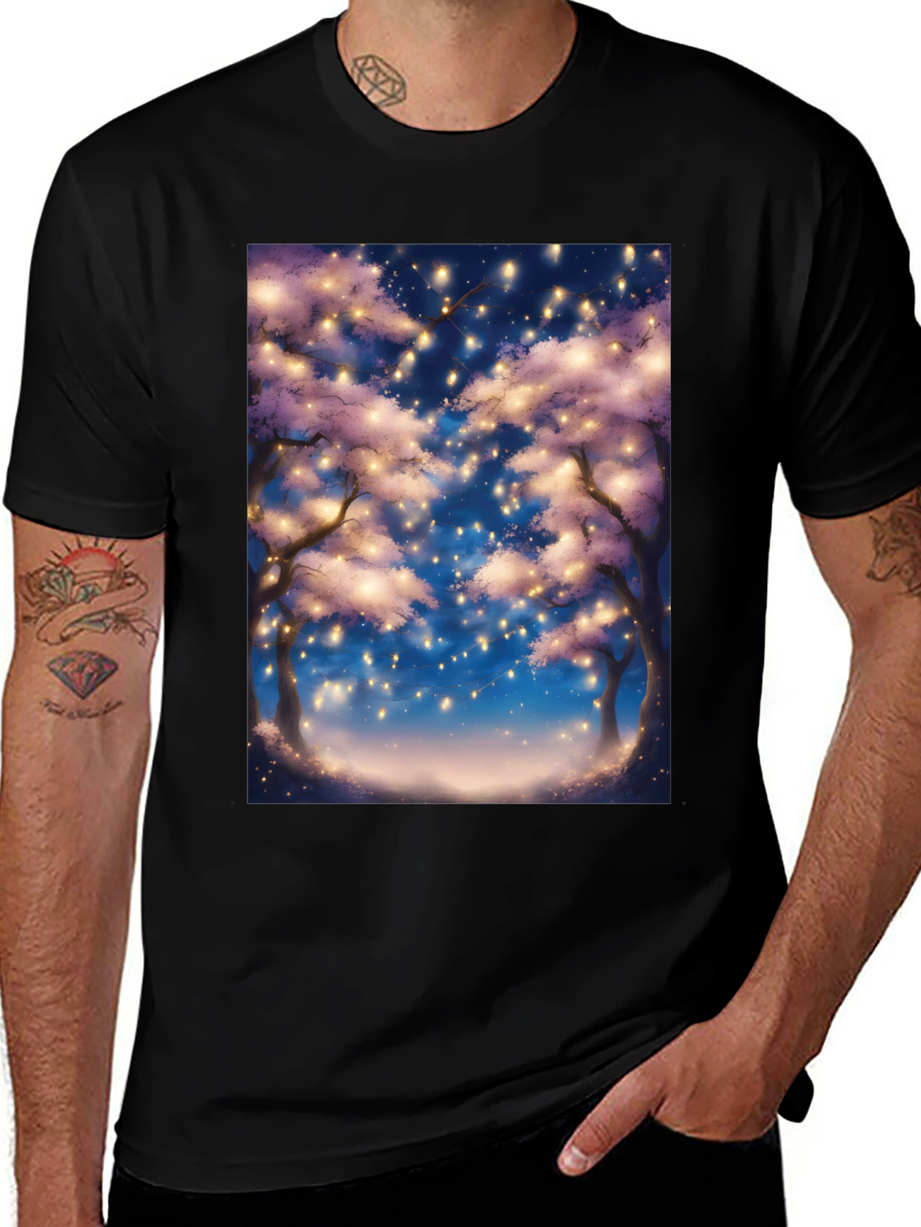 Variant 11 of Enchanted Cherry Blossom Tree T-Shirt