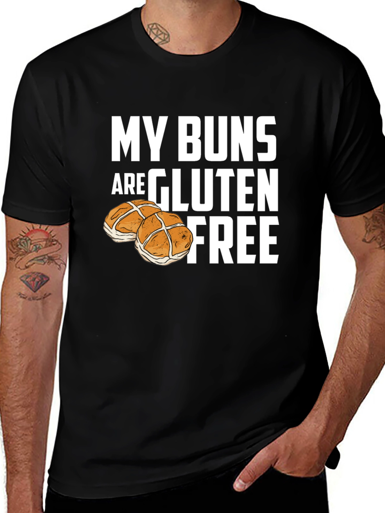 Variant 19 of My Buns Are Gluten Free T-Shirt