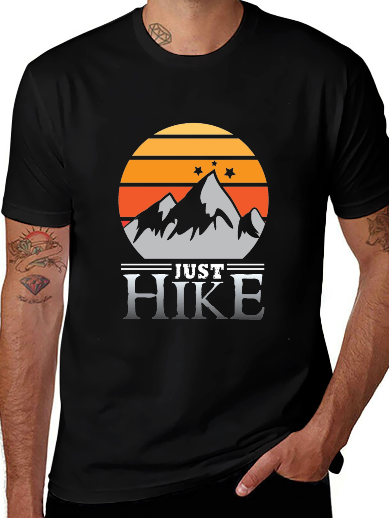 Variant 18 of Just Hike Tee - Mountain Adventure T-Shirt