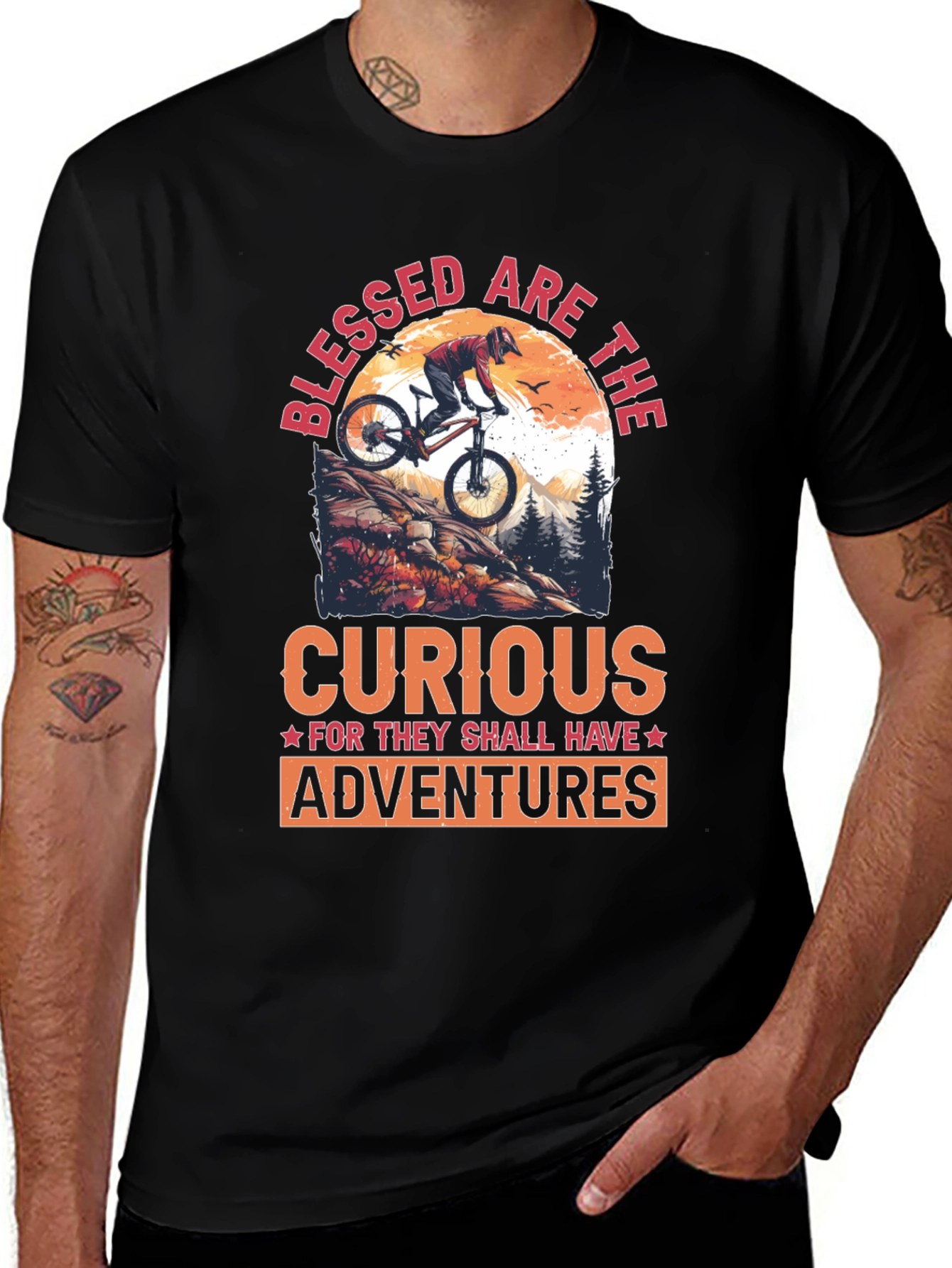 Variant 29 of Blessed Are The Curious Adventure T-Shirt