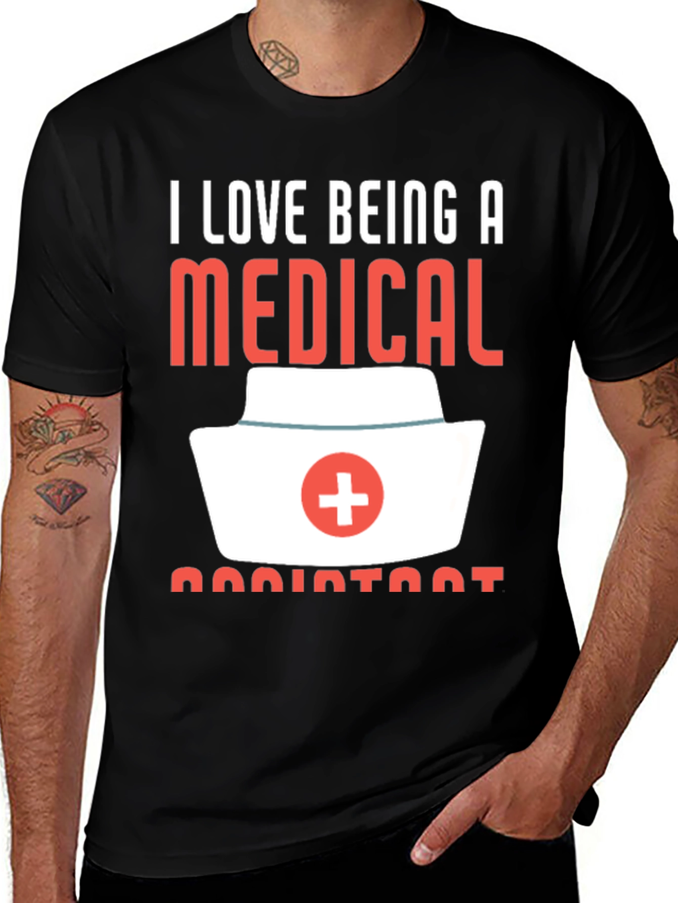 Variant 19 of I Love Being A Medical Assistant T-Shirt