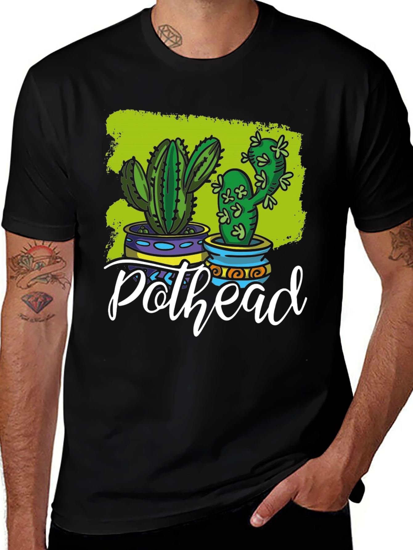 Variant 28 of Pothead Cactus Graphic T-Shirt