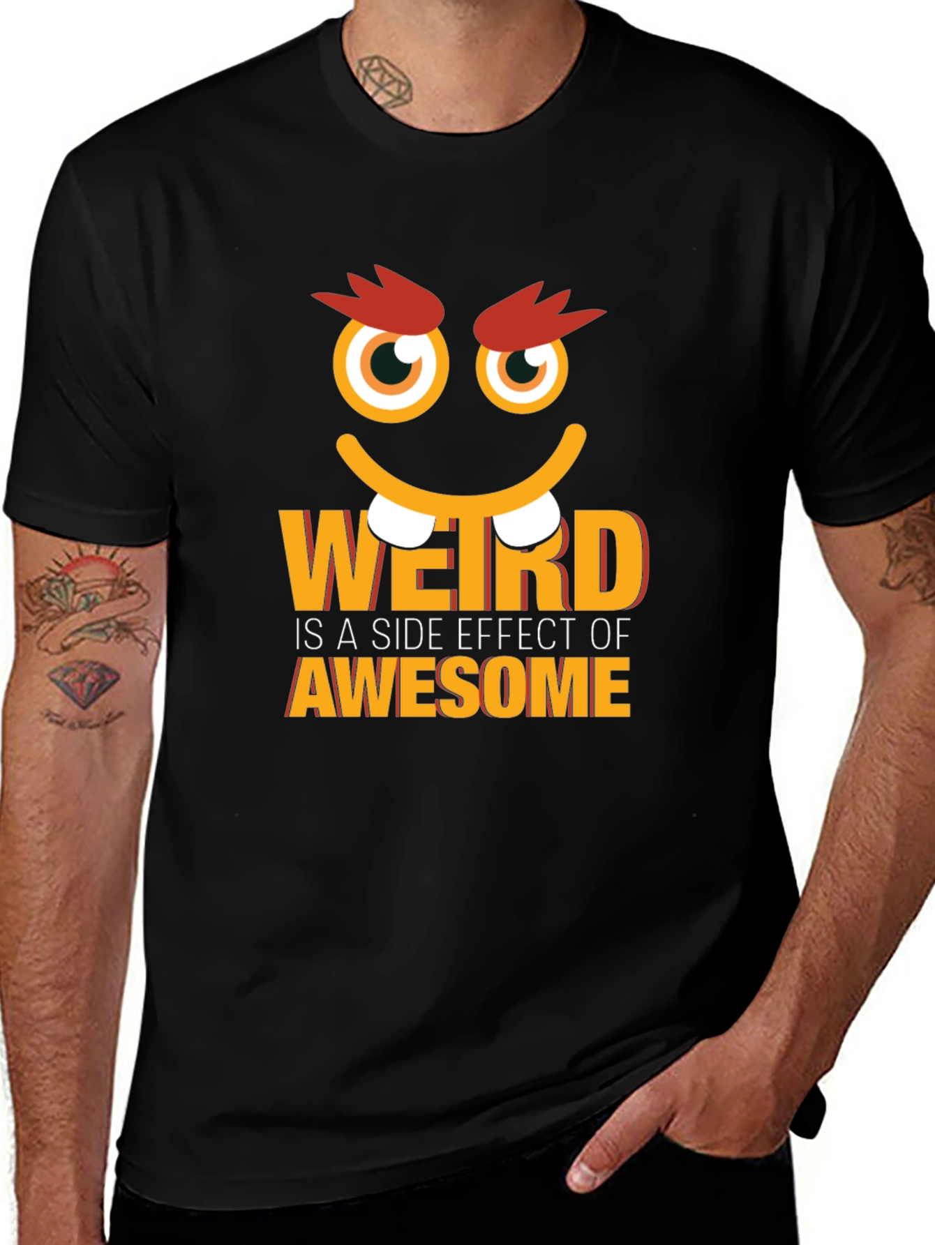 Variant 30 of Weird Awesome Graphic Tee - Unique Design