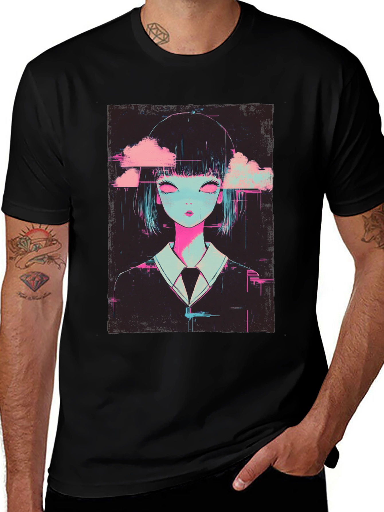 Variant 19 of Anime Girl T-Shirt