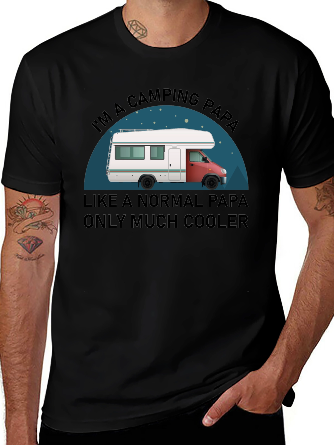 Variant 18 of Camping Papa T-Shirt