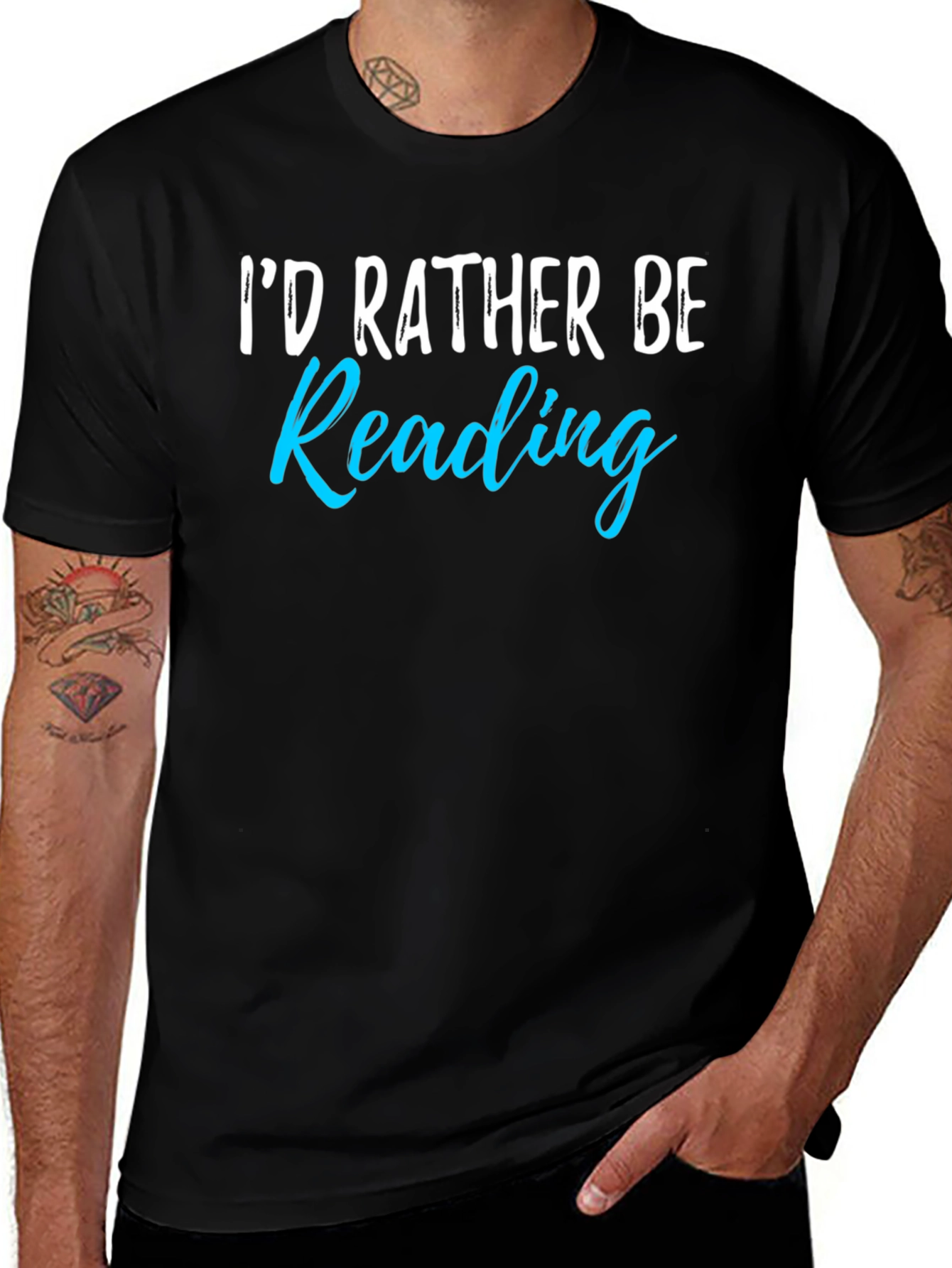 Variant 12 of I'd Rather Be Reading T-Shirt