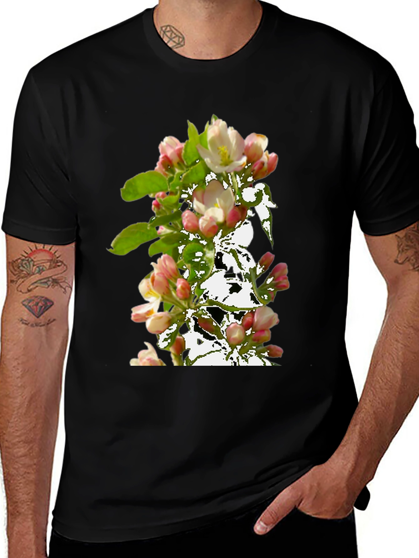 Variant 29 of Floral T-Shirt: Blooming Design