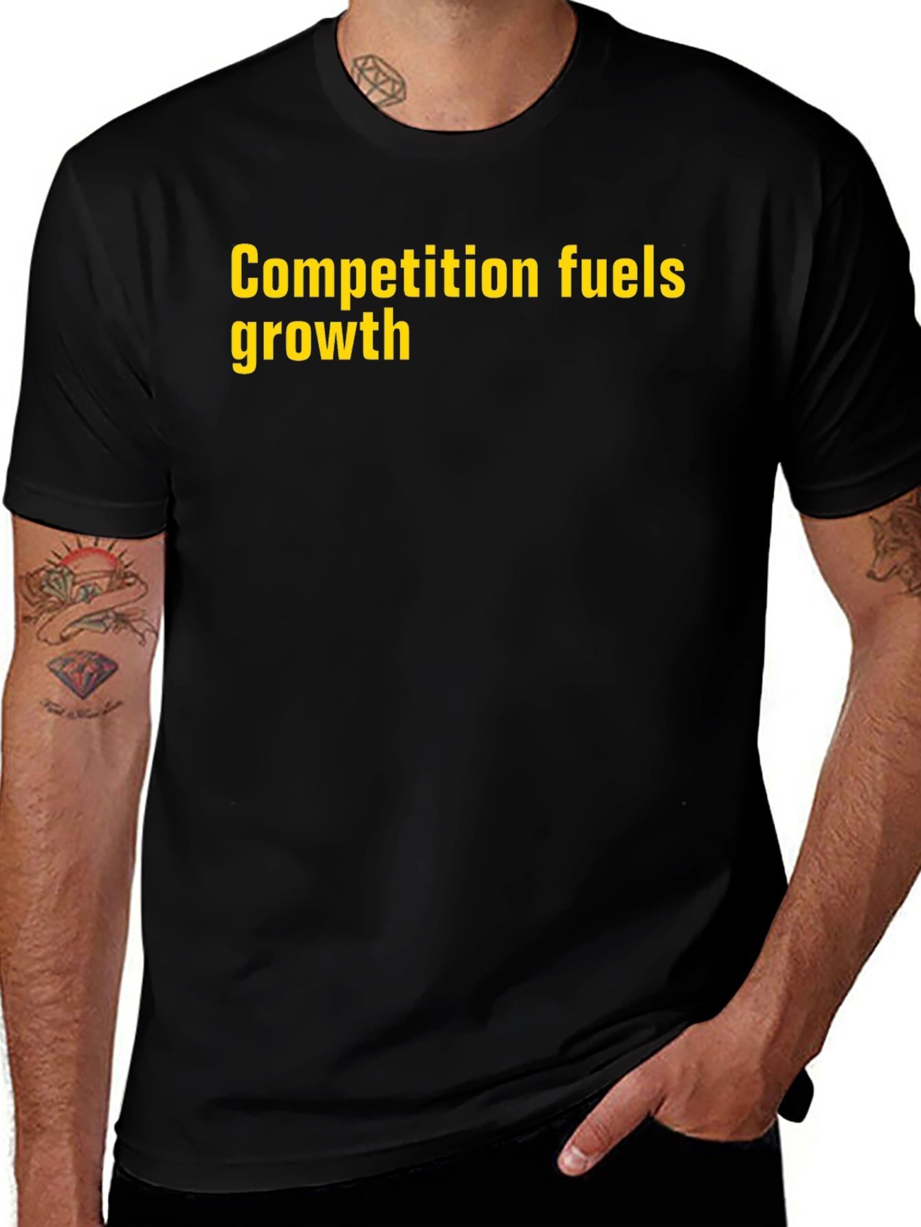Variant 10 of Competition Fuels Growth Graphic T-Shirt
