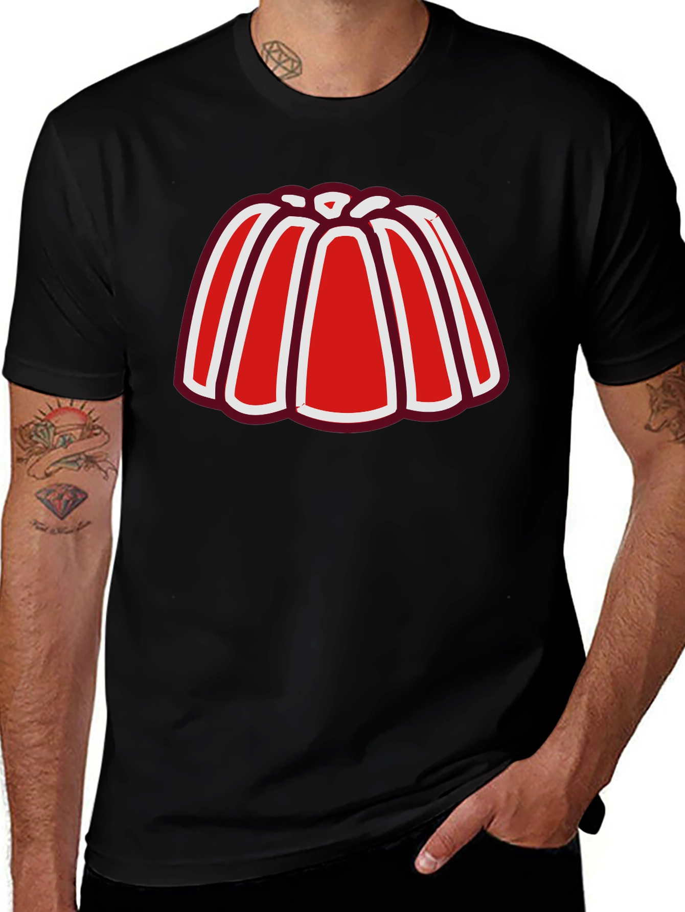 Variant 21 of Jello Mold Graphic Tee - Fun Dessert Shirt