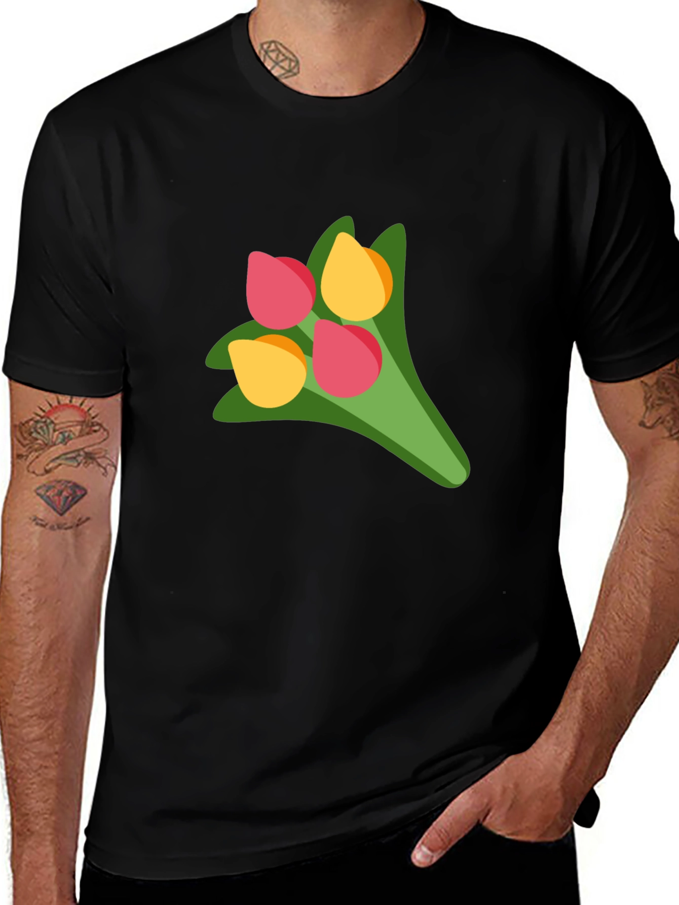 Variant 6 of Floral Bouquet T-Shirt - Stylish & Comfortable