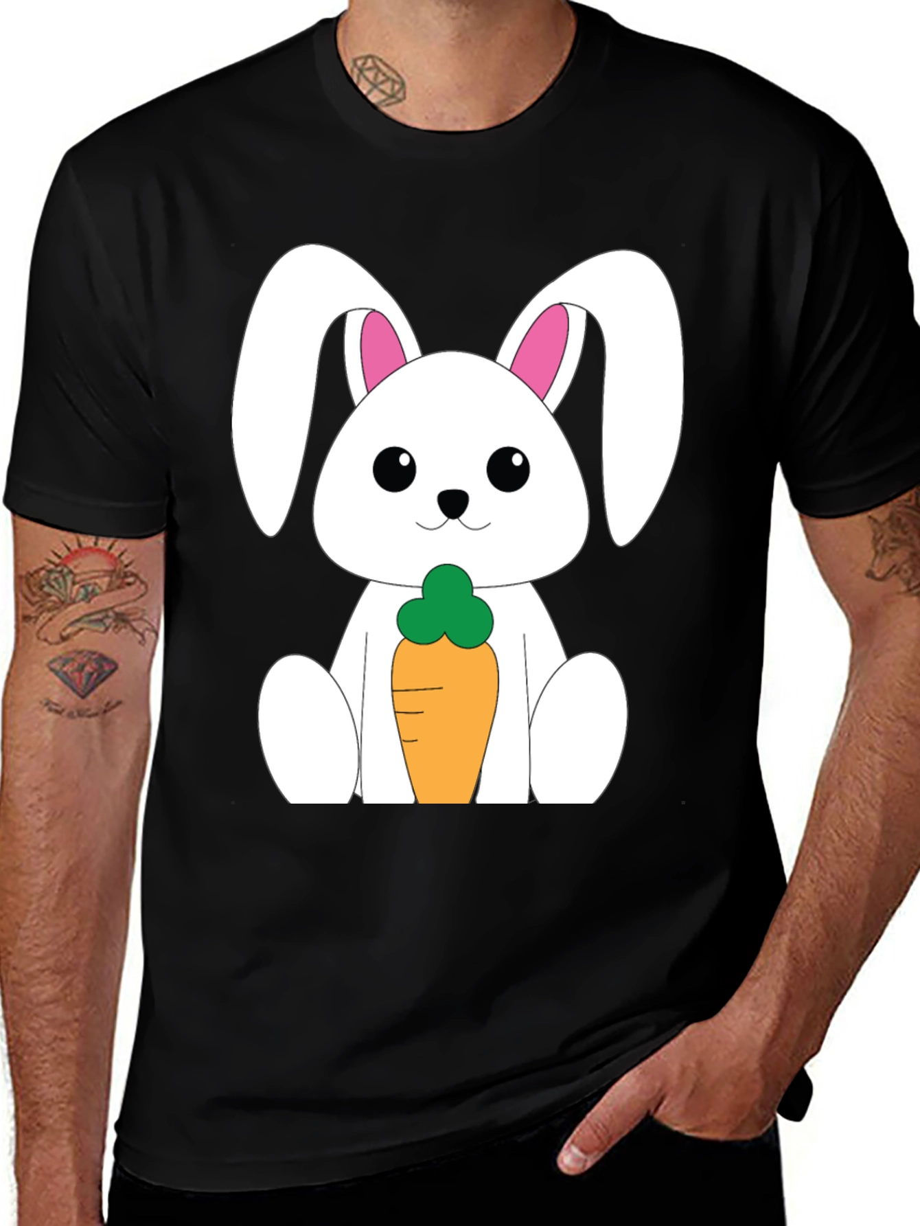 Variant 15 of Bunny & Carrot Graphic Tee