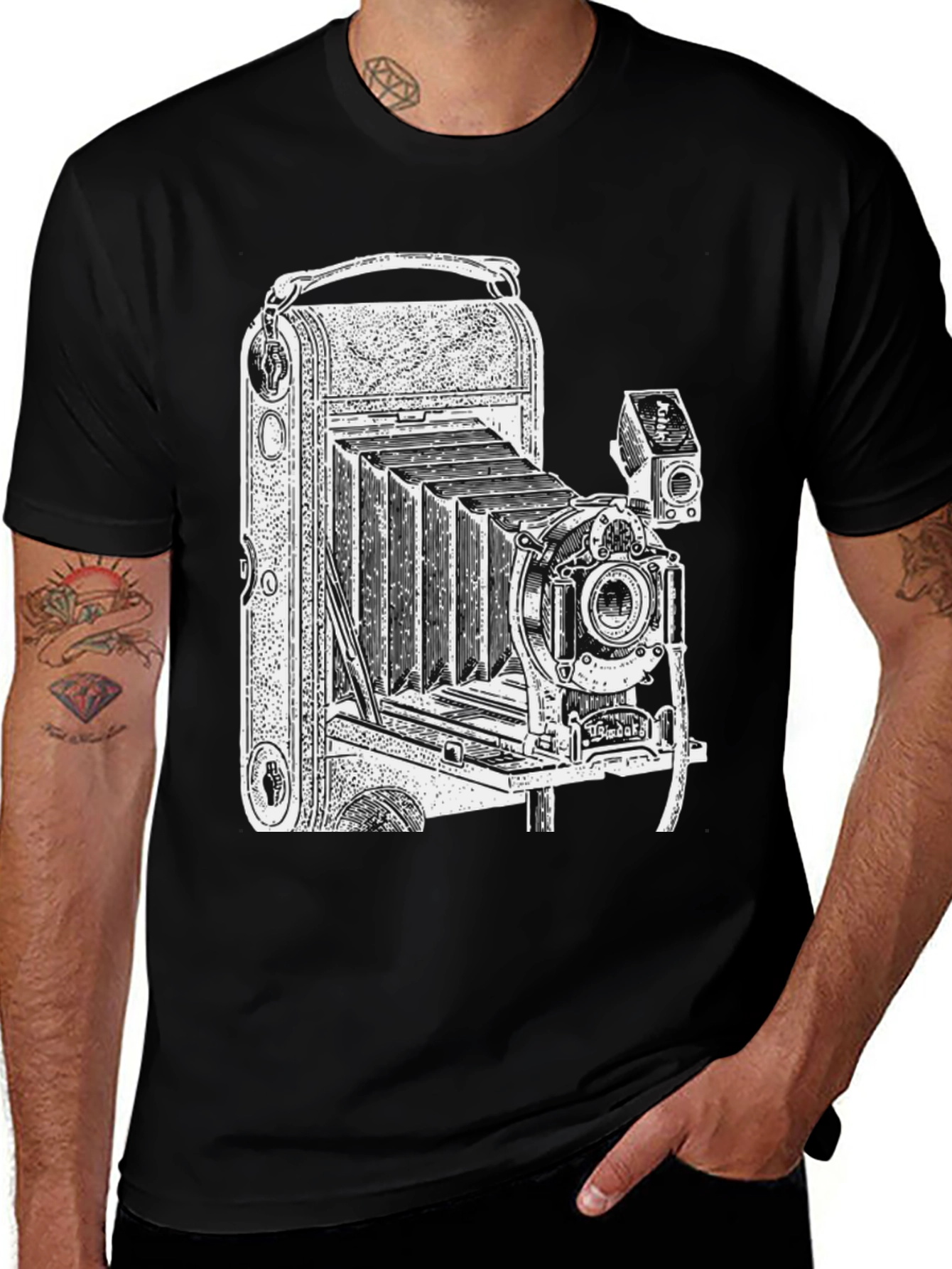 Variant 16 of Retro Camera Graphic Tee - Vintage Photographer T-Shirt
