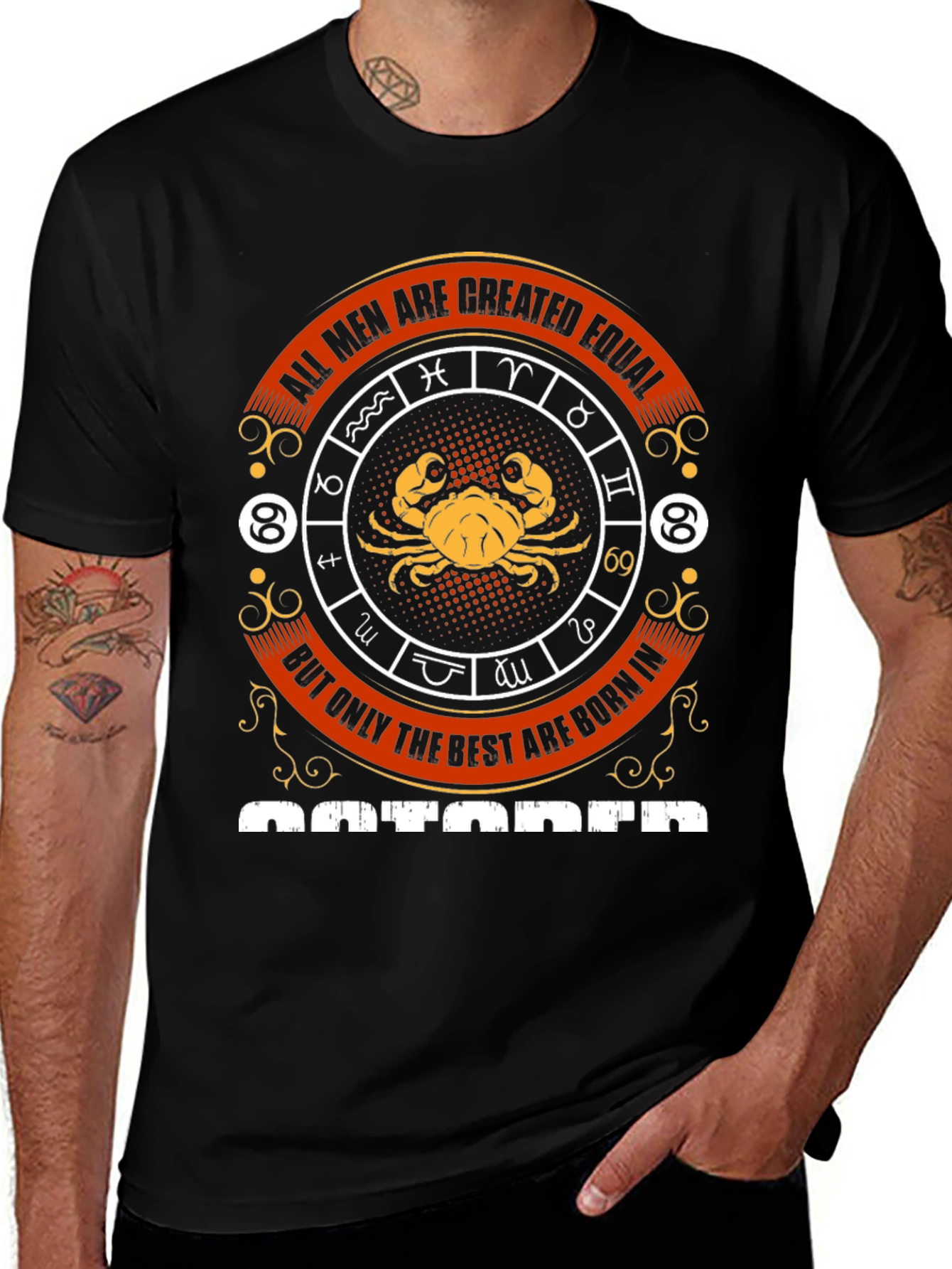 Variant 7 of October Zodiac Graphic T-Shirt
