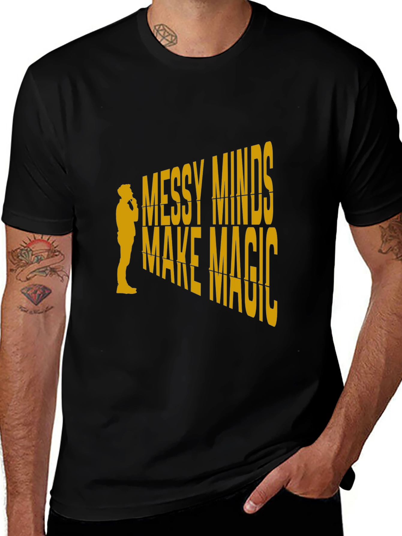 Variant 7 of Messy Minds Make Magic Graphic T-Shirt