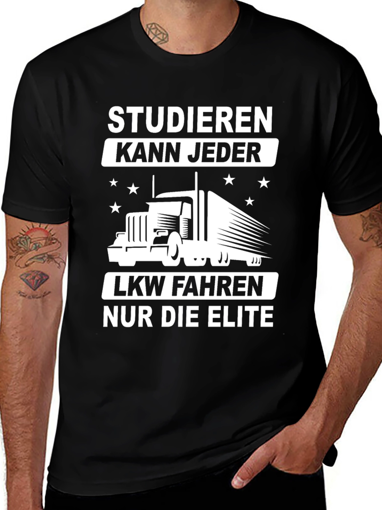 Variant 27 of Trucker Elite T-Shirt - German Slogan 