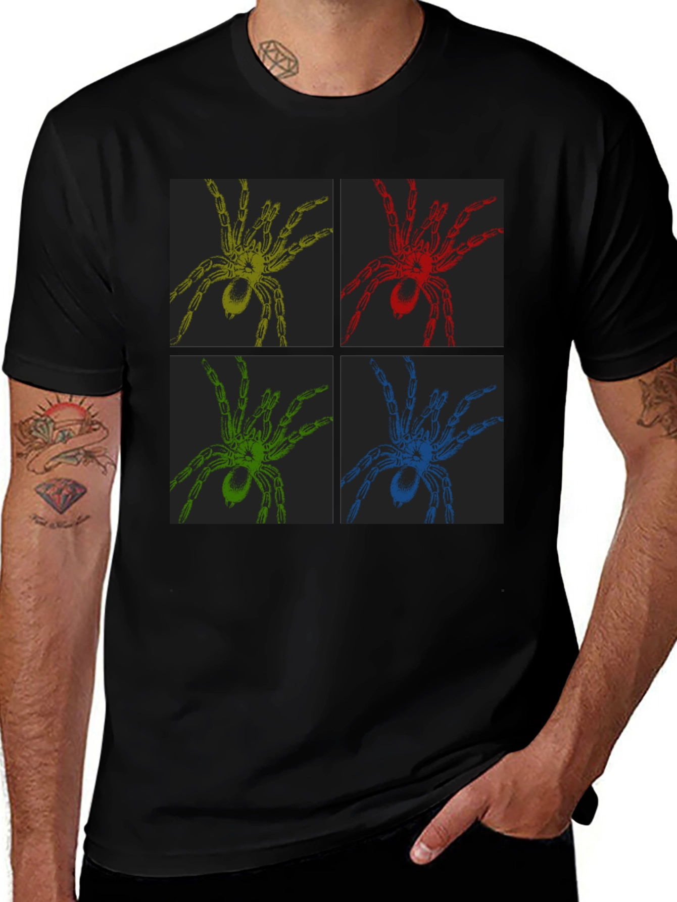 Variant 14 of Spider Pop Art T-Shirt - Bold Graphic Tee