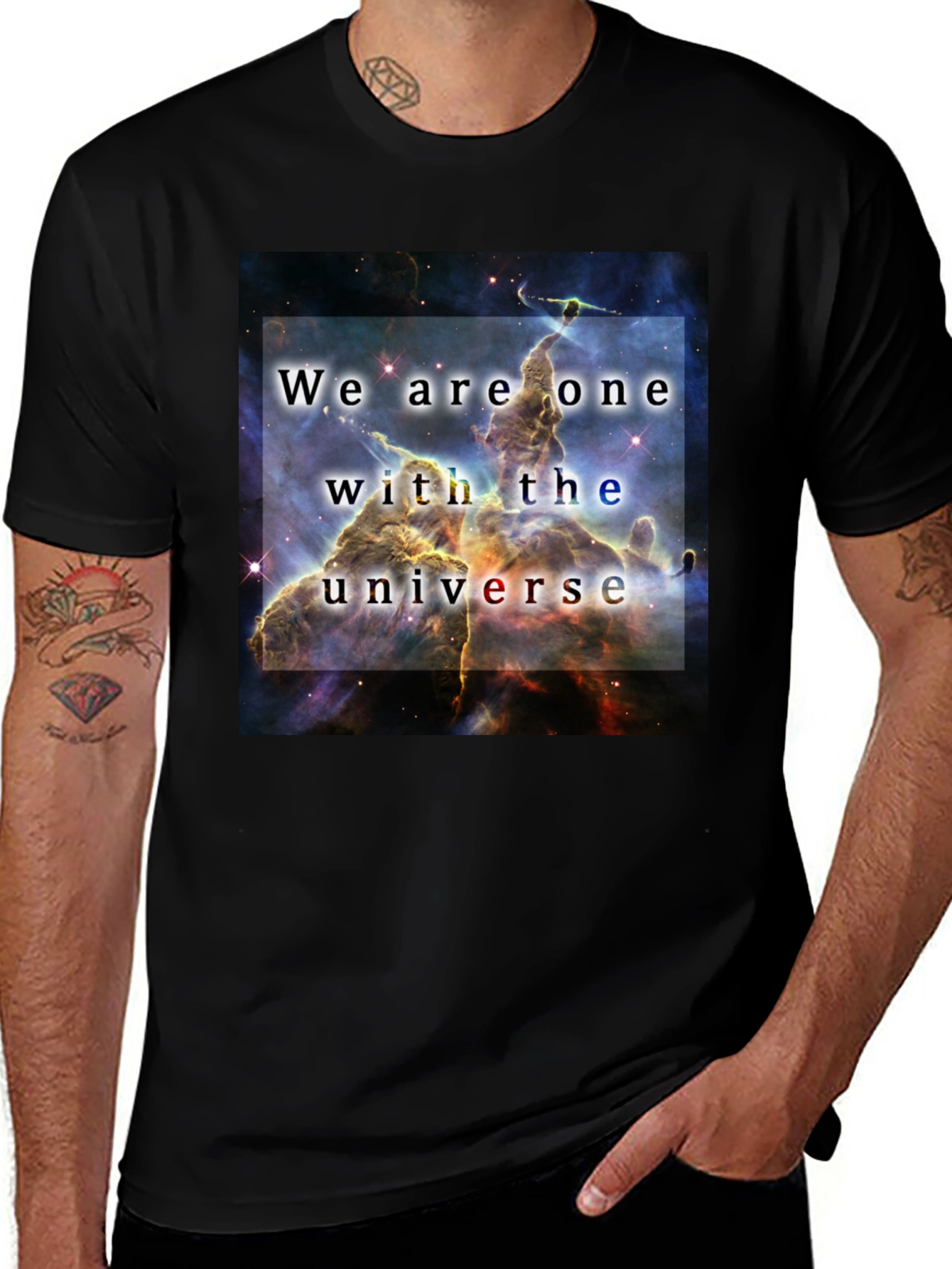 Variant 28 of We Are One With The Universe Graphic T-Shirt