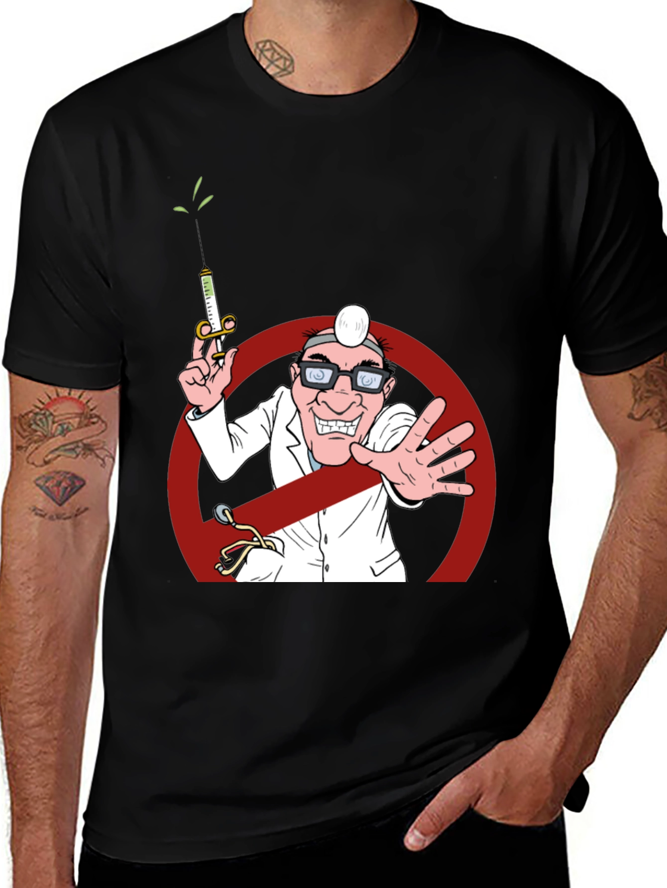 Black No More Doctors Graphic Tee main image