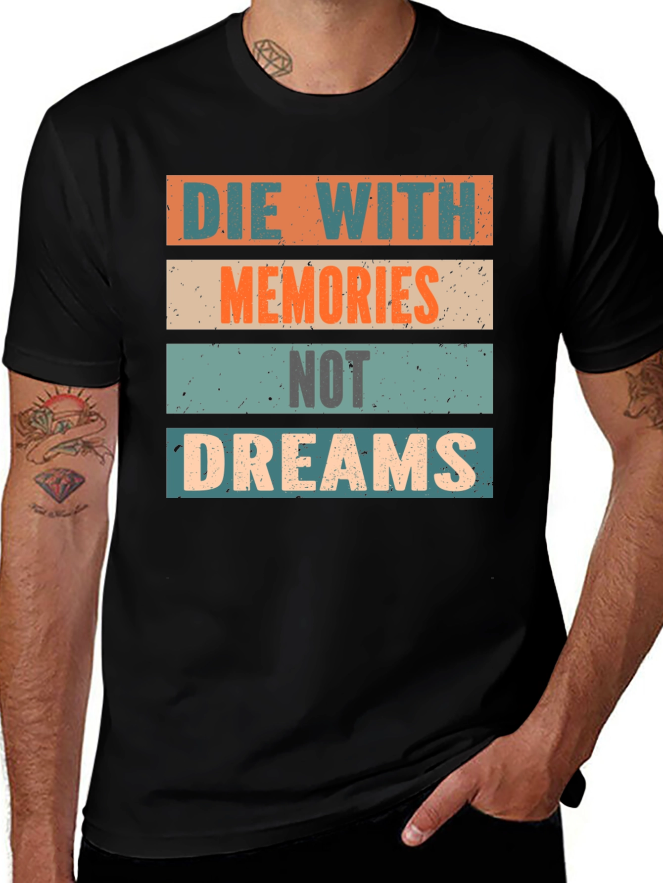 Variant 29 of Memories Over Dreams Graphic Tee - Black
