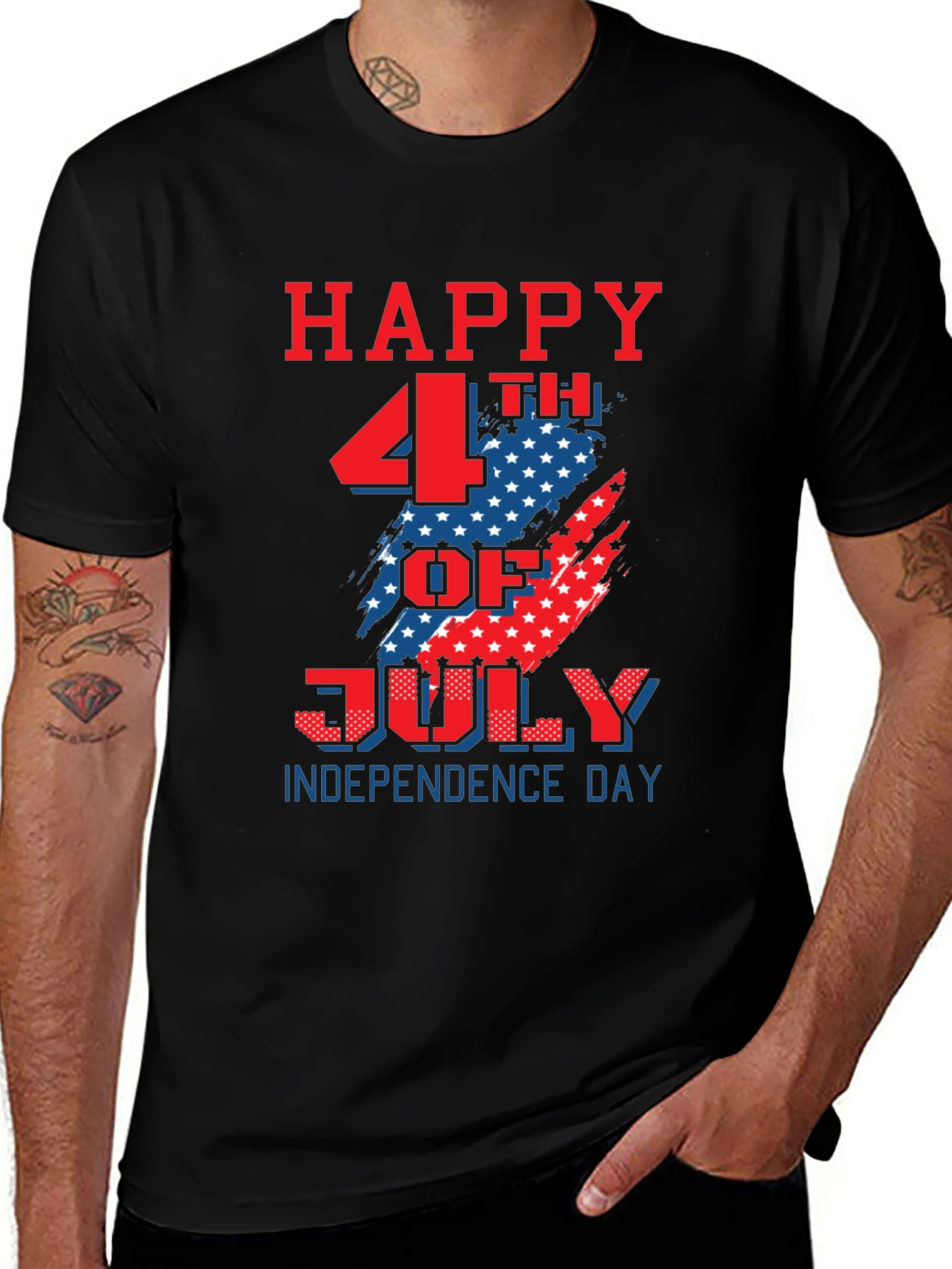 Variant 28 of Happy 4th of July Independence Day Patriotic T-Shirt