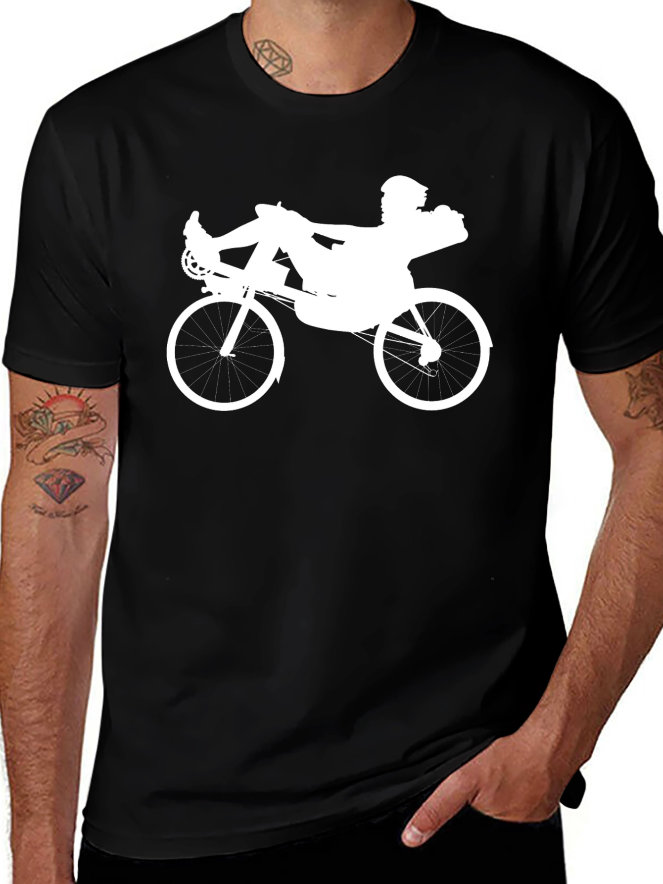 Variant 7 of Recumbent Bike T-Shirt - Cyclist Gift