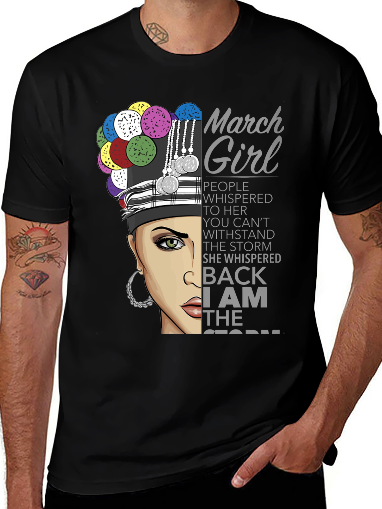 March Girl T-Shirt - "I Am The Storm" Tee
