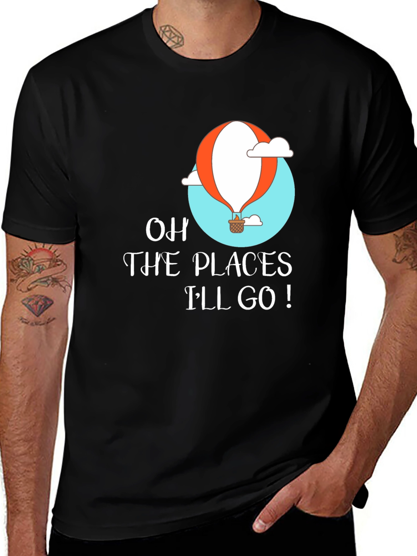 Variant 3 of Oh The Places I'll Go T-Shirt, Travel Tee