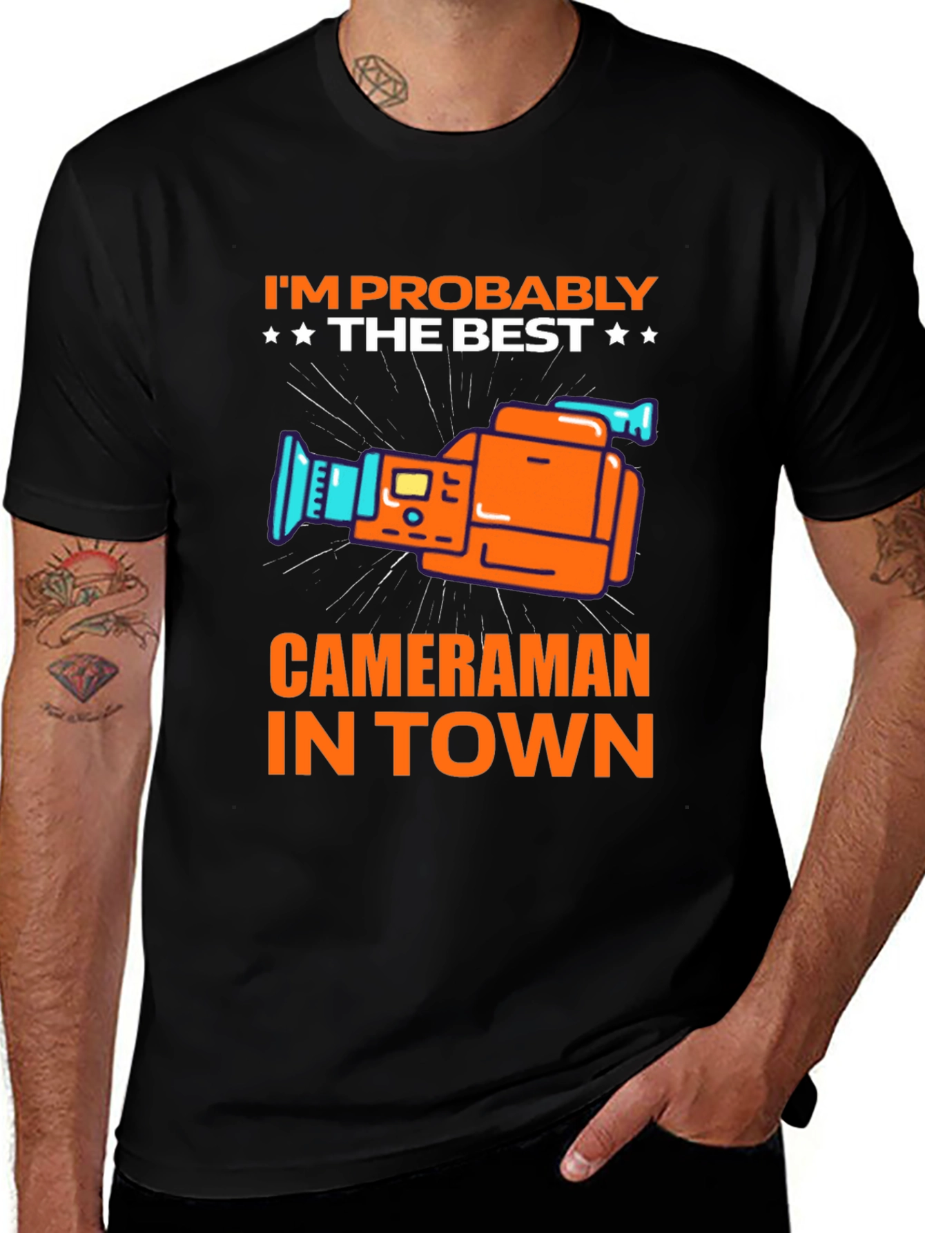 Best Cameraman in Town T-Shirt