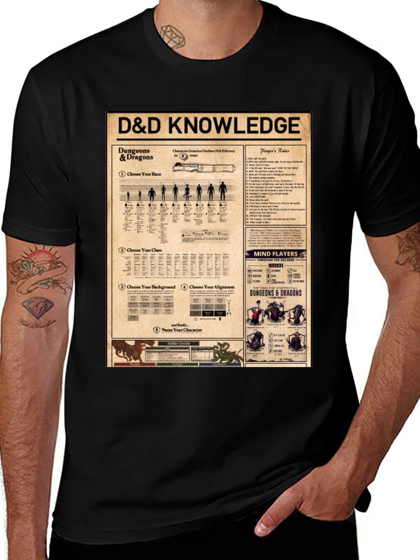 D&D Knowledge T-Shirt