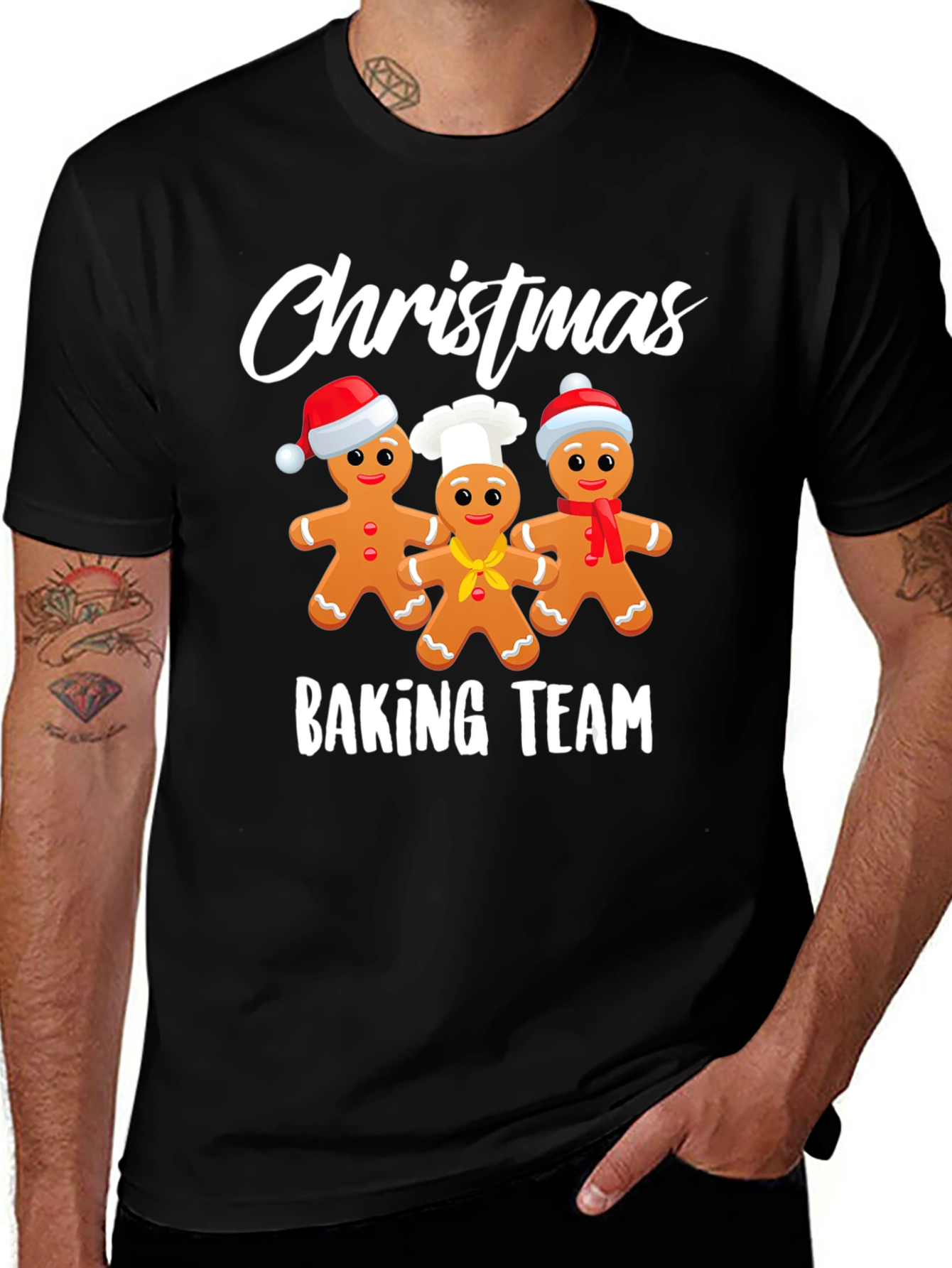 Variant 24 of Christmas Baking Team Gingerbread T-Shirt