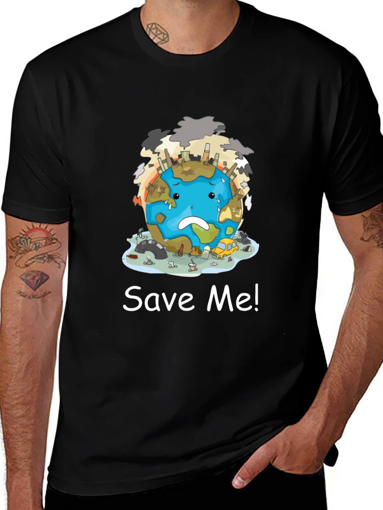 Variant 9 of Save the Planet Graphic T-Shirt