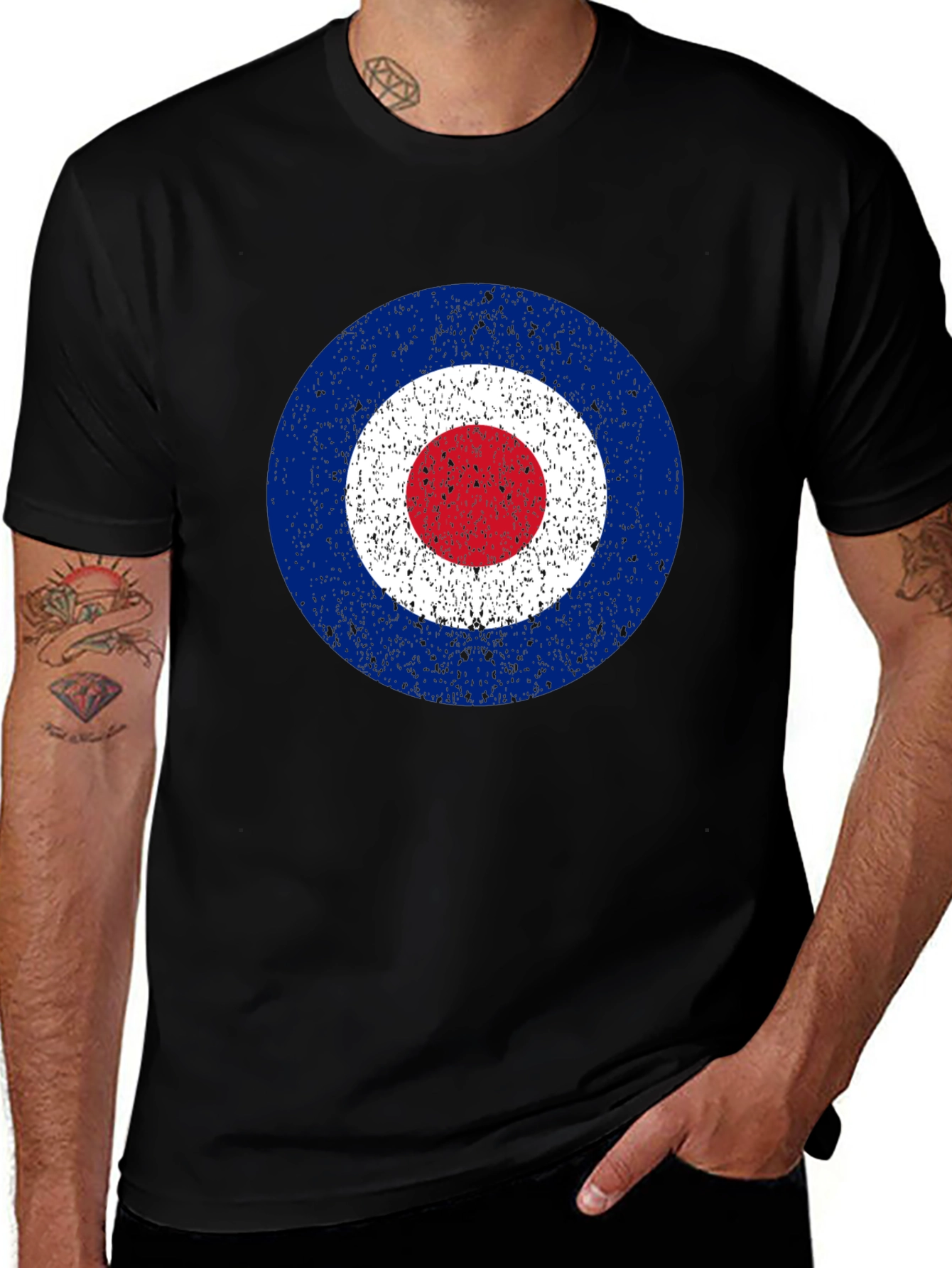 Variant 13 of Retro Target Graphic Tee - Classic Cool T-Shirt