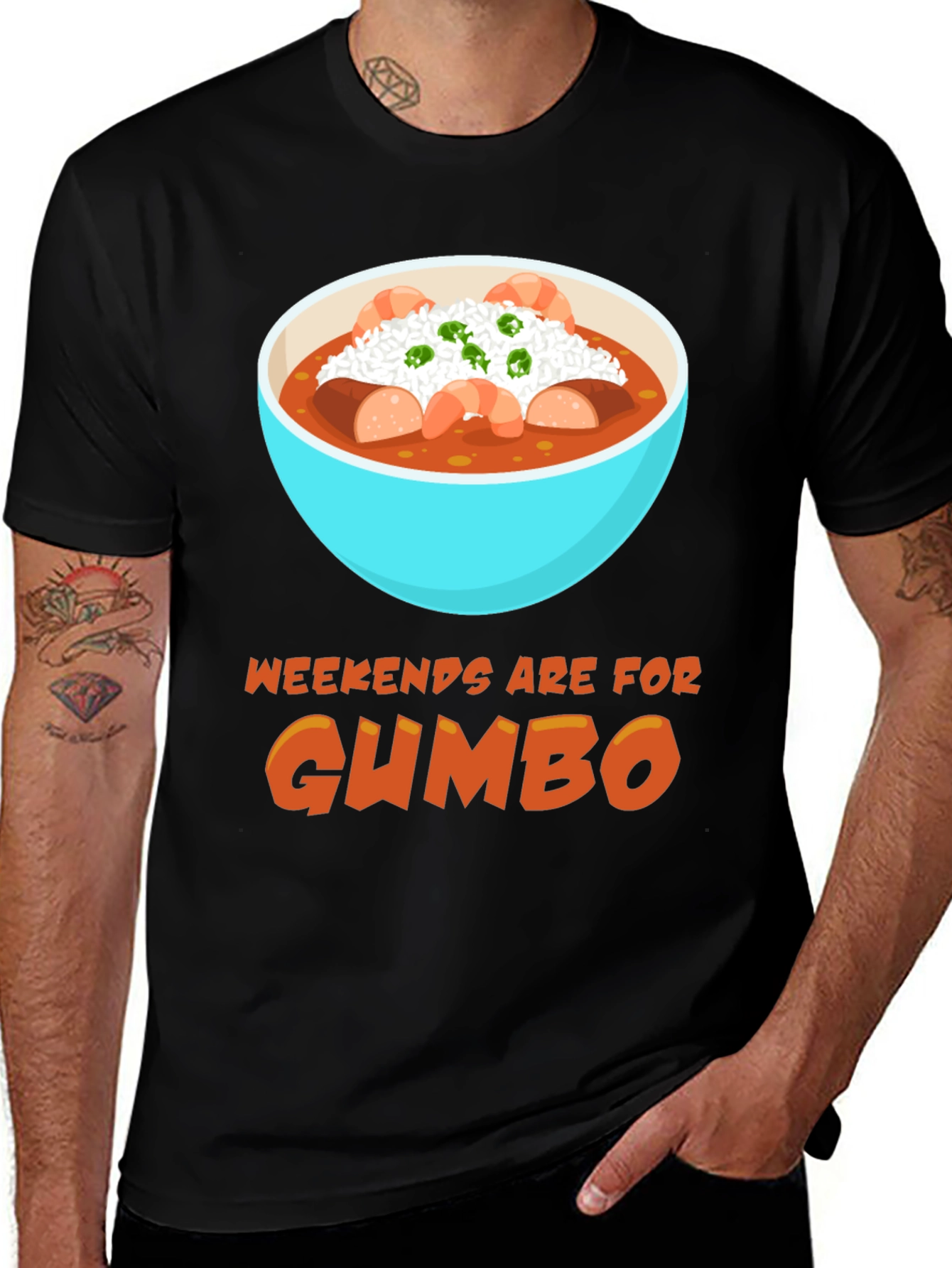 Weekends Are For Gumbo T-Shirt - Foodie Tee