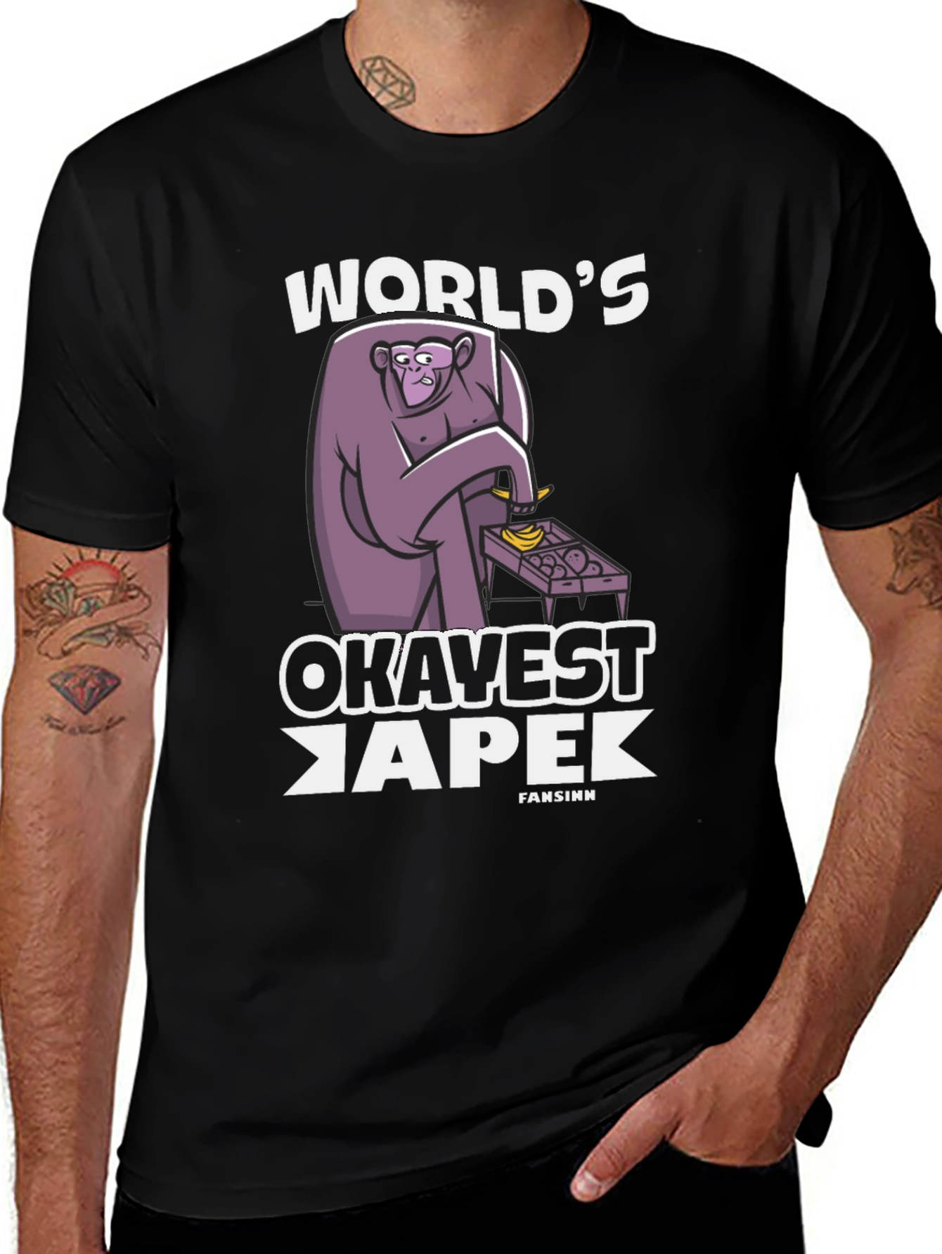 Variant 24 of World's Okavest Ape T-Shirt