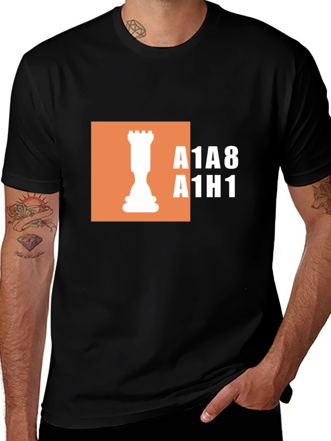 Variant 18 of Chess Rook T-Shirt - Strategy Tee