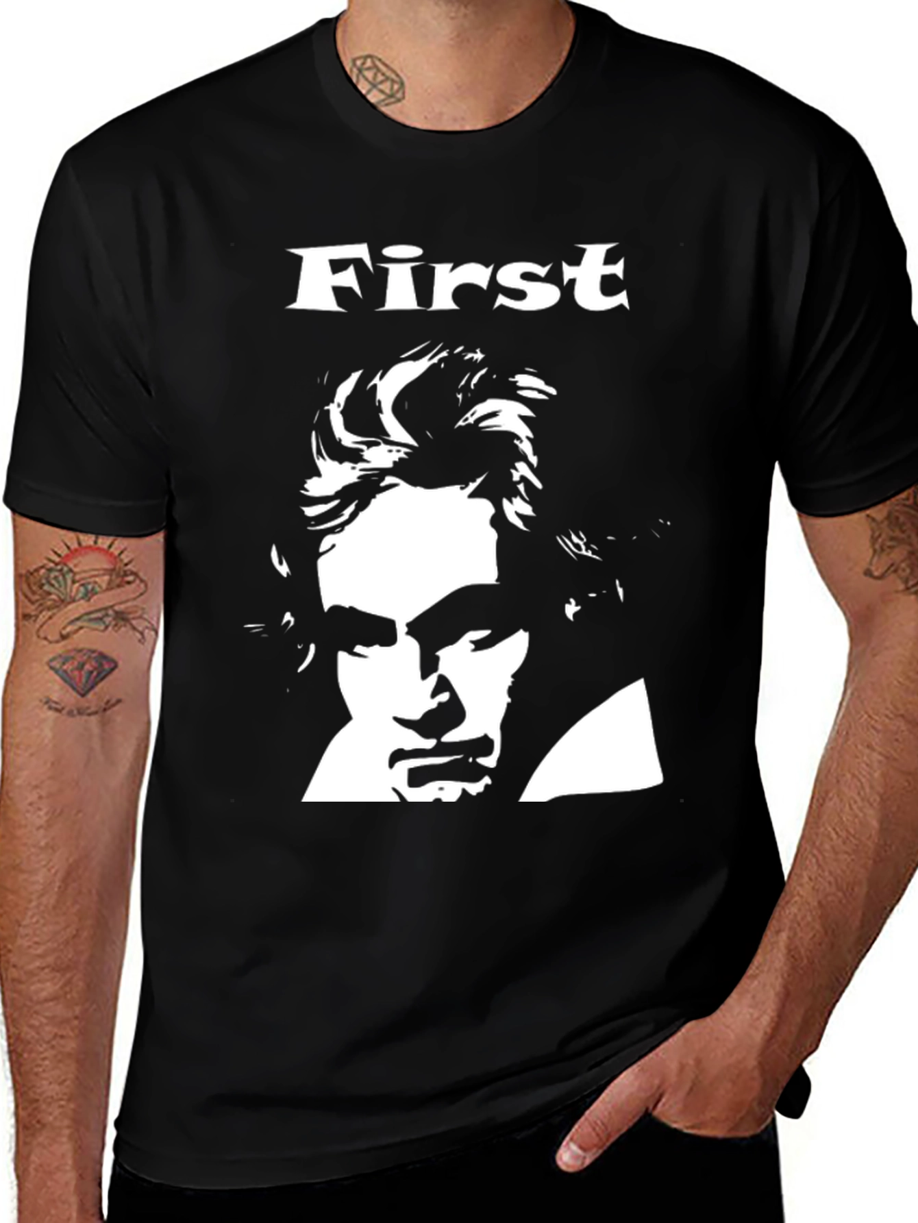 First Beethoven Graphic Tee - Black