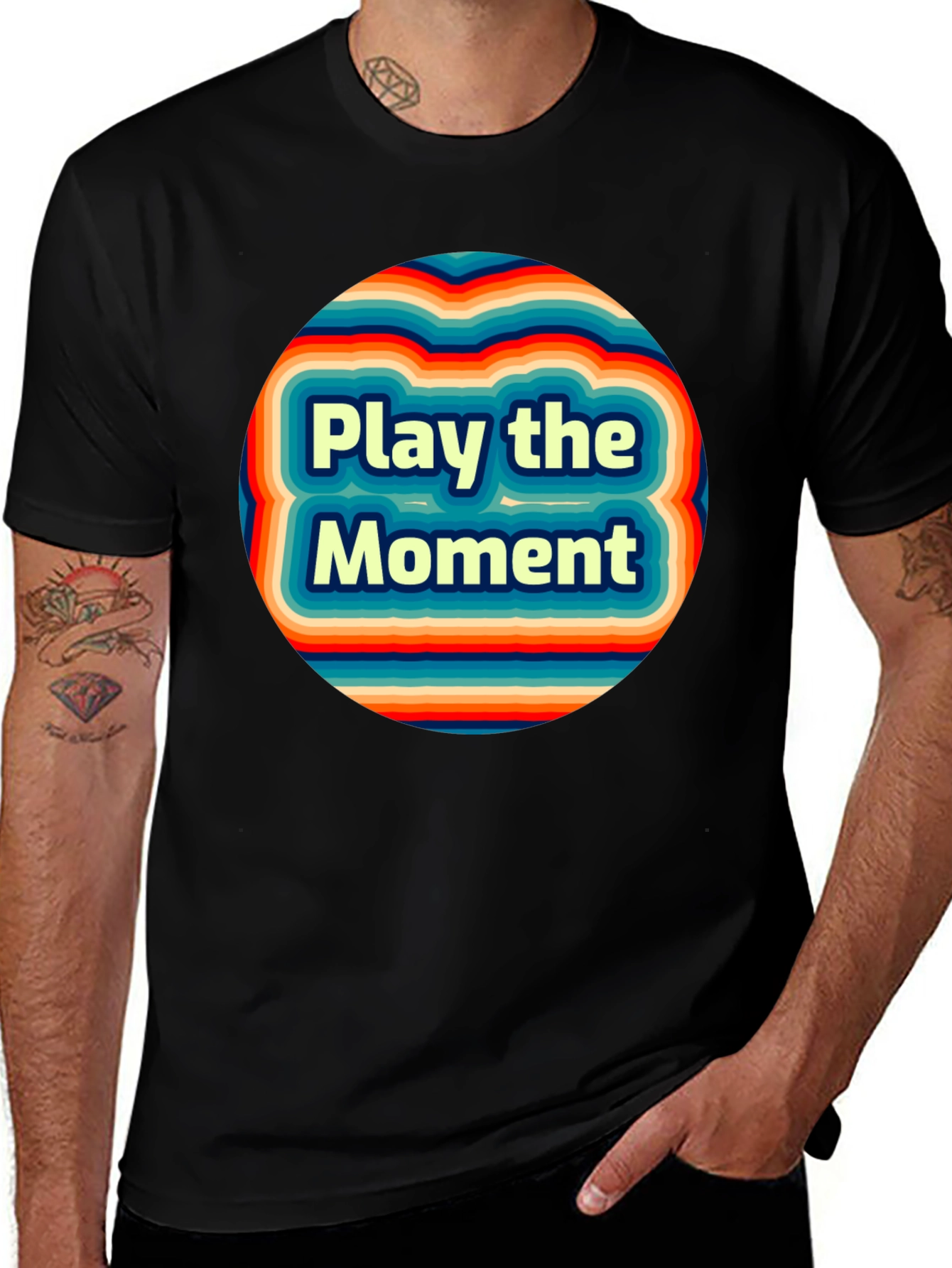 Variant 7 of Play the Moment Retro Graphic Tee