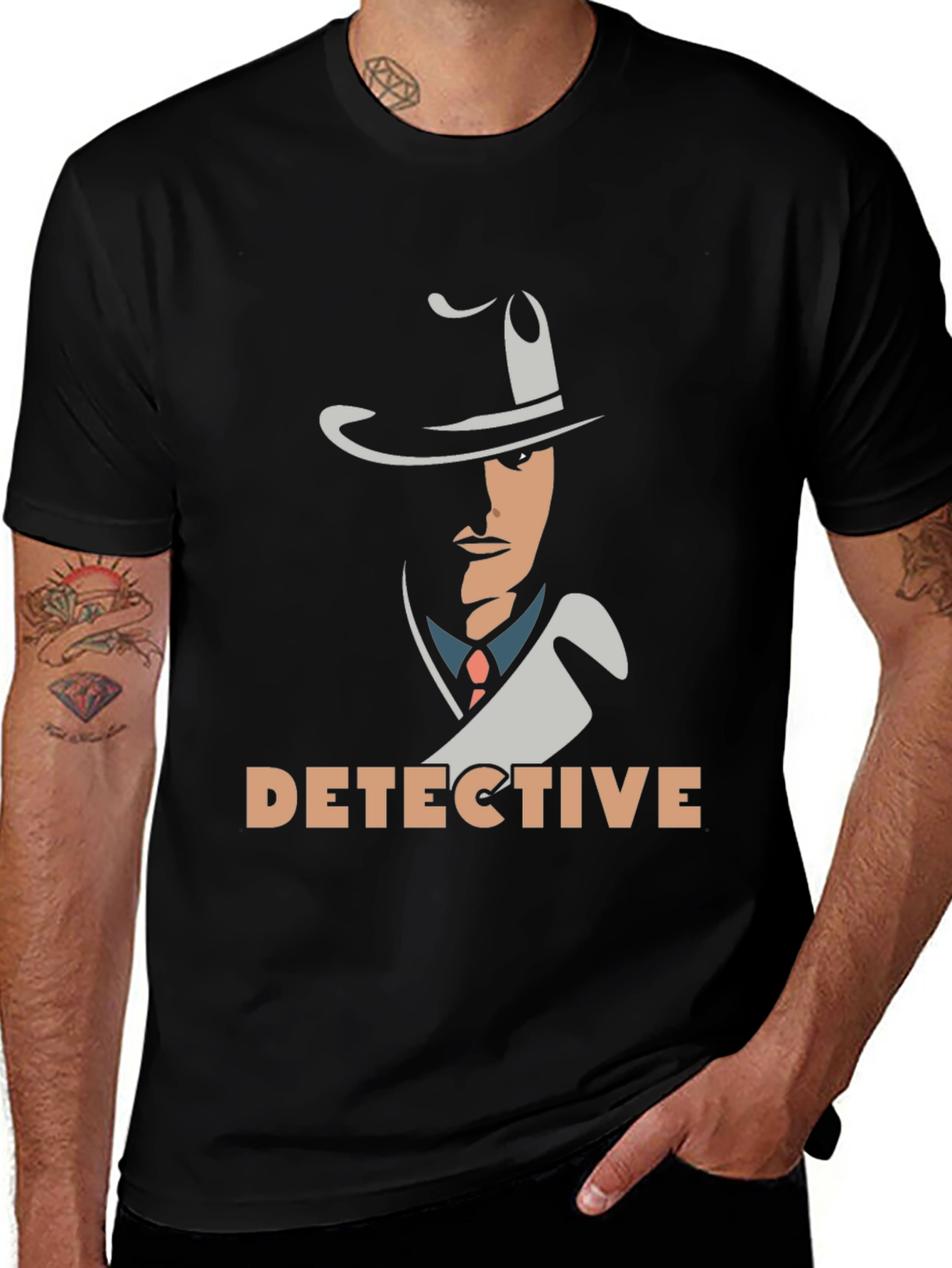 Variant 9 of Detective Graphic Tee - Classic Mystery T-Shirt