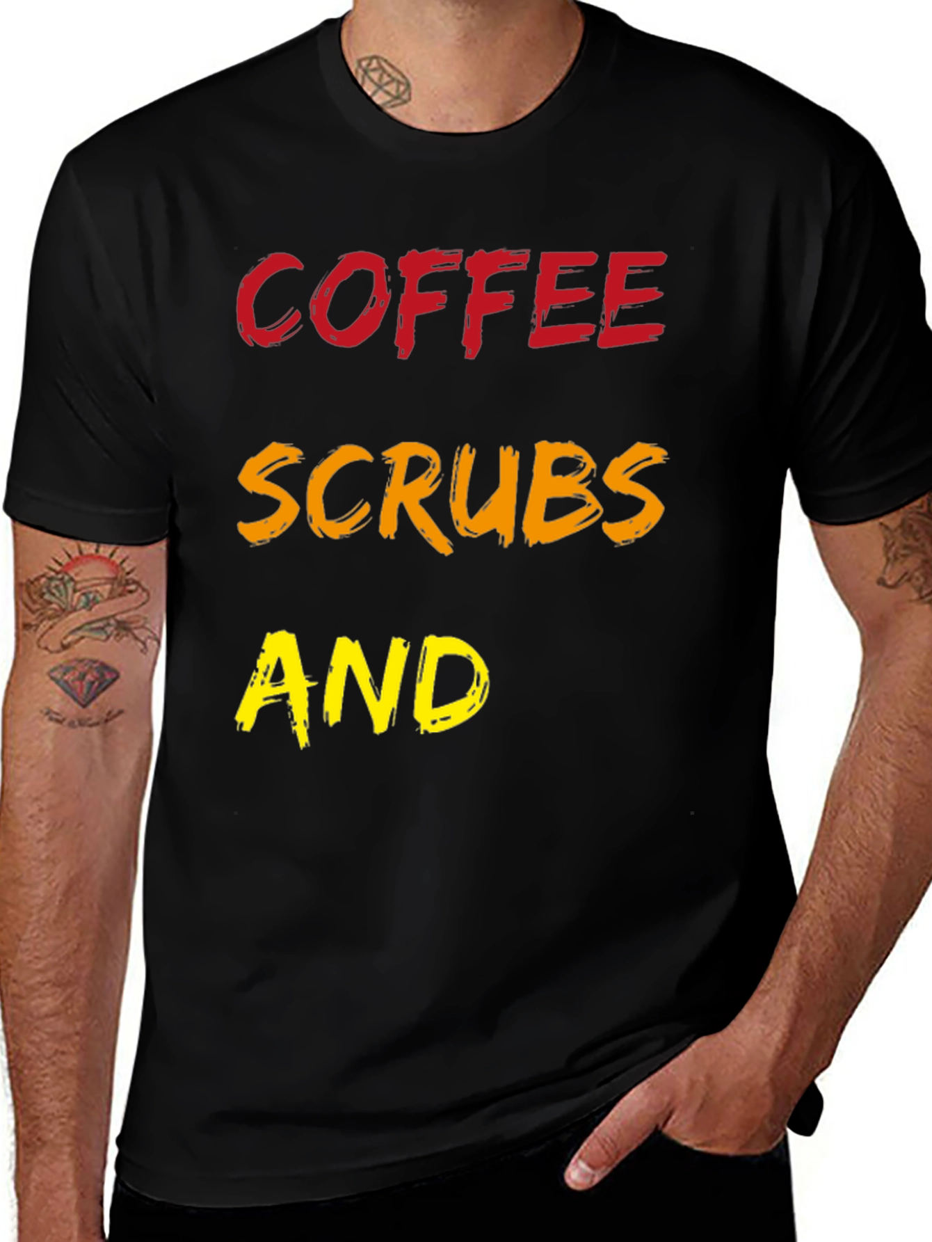Variant 6 of Coffee Scrubs and T-Shirt