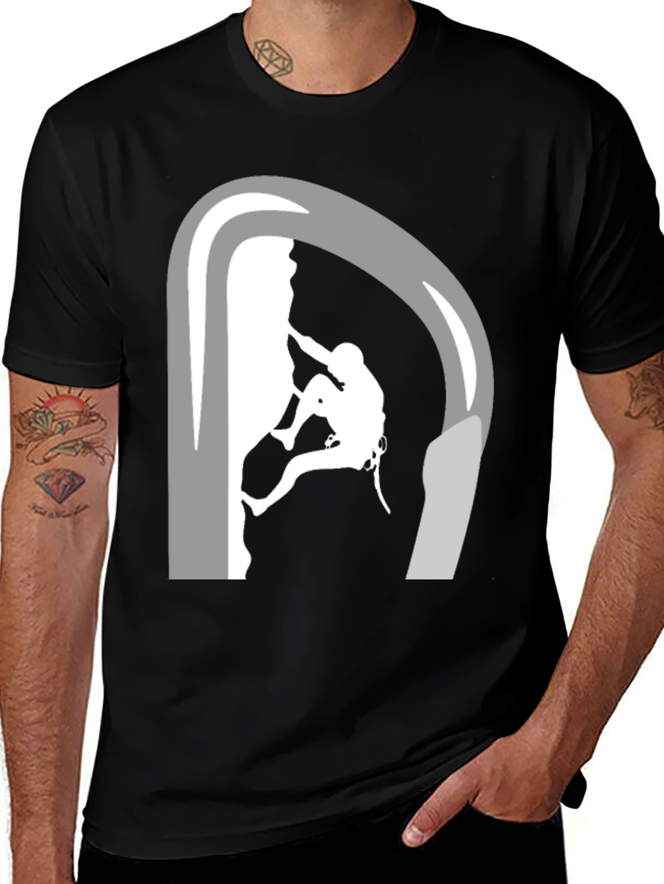 Variant 22 of Rock Climbing Carabiner T-Shirt