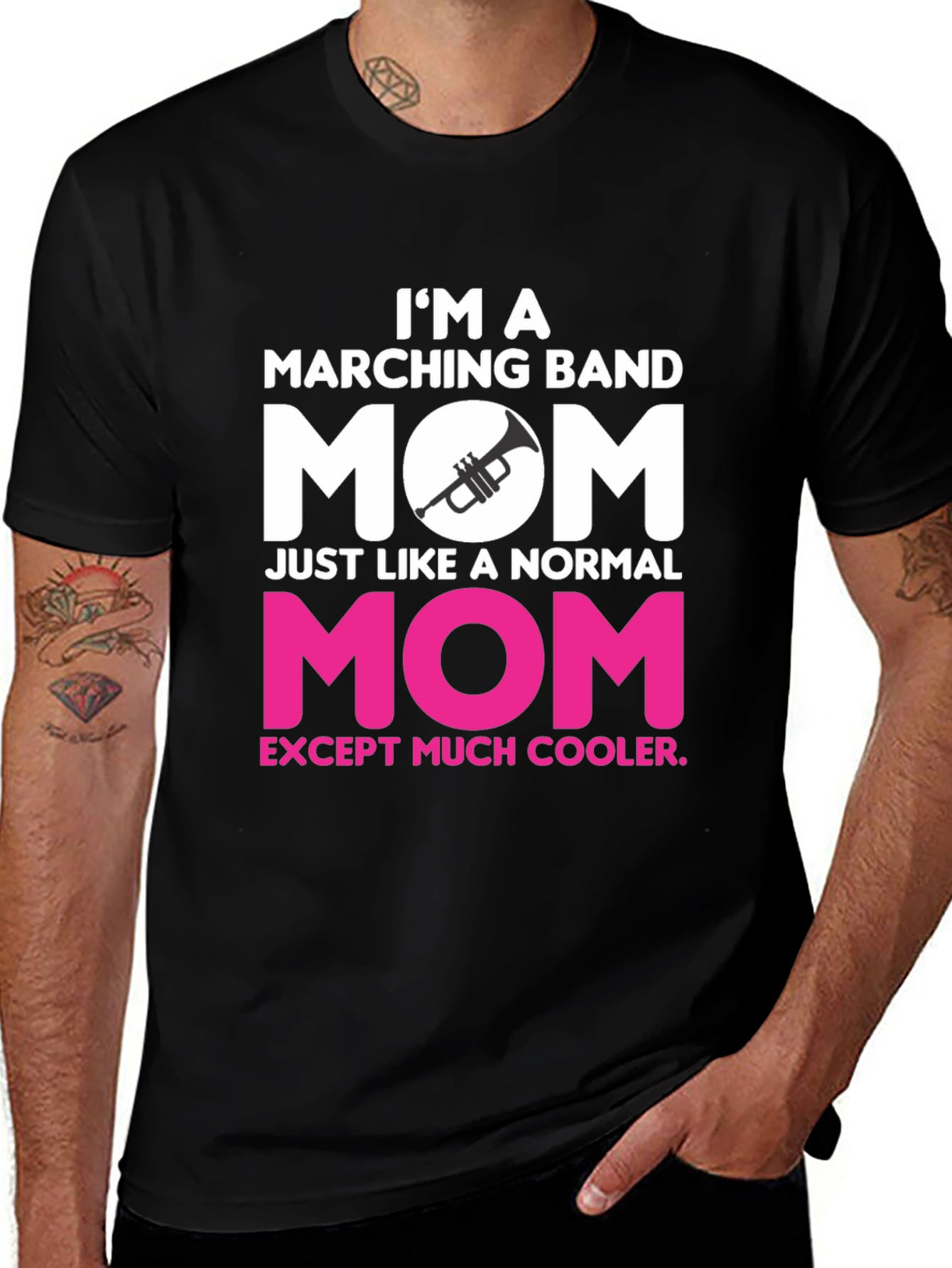 Variant 24 of Marching Band Mom T-Shirt - Cooler Than Normal!