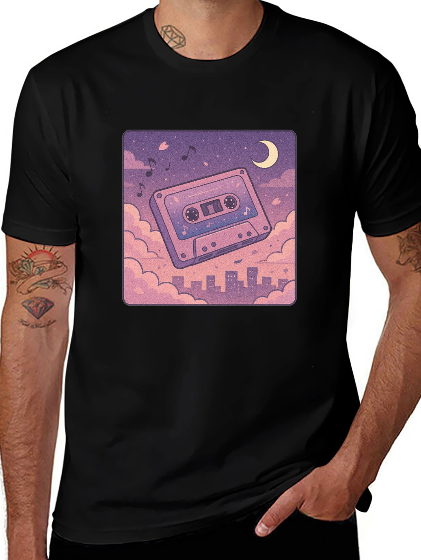 Variant 7 of Retro Cassette Tape T-Shirt - Nostalgic Vibes