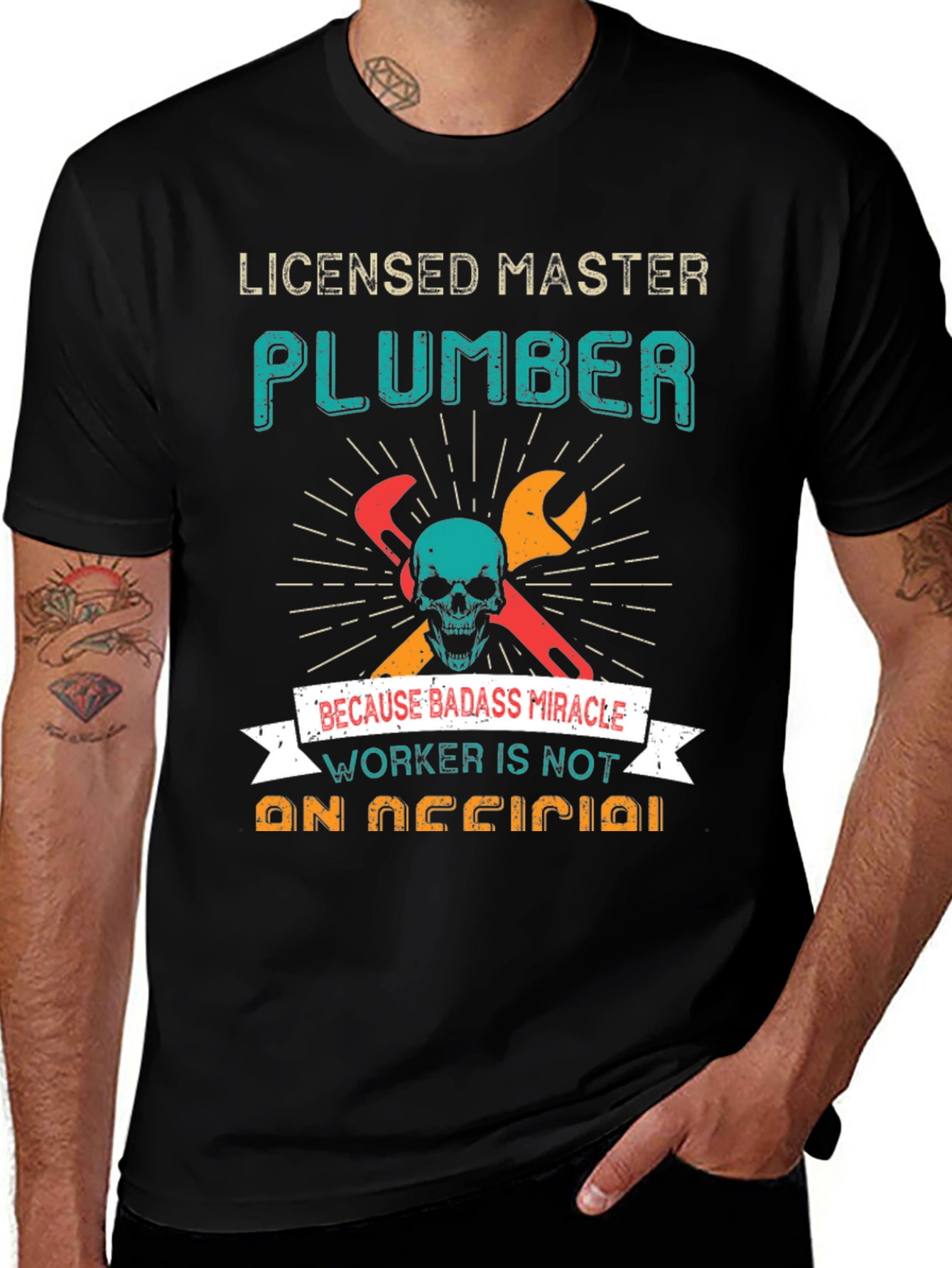 Licensed Master Plumber T-Shirt