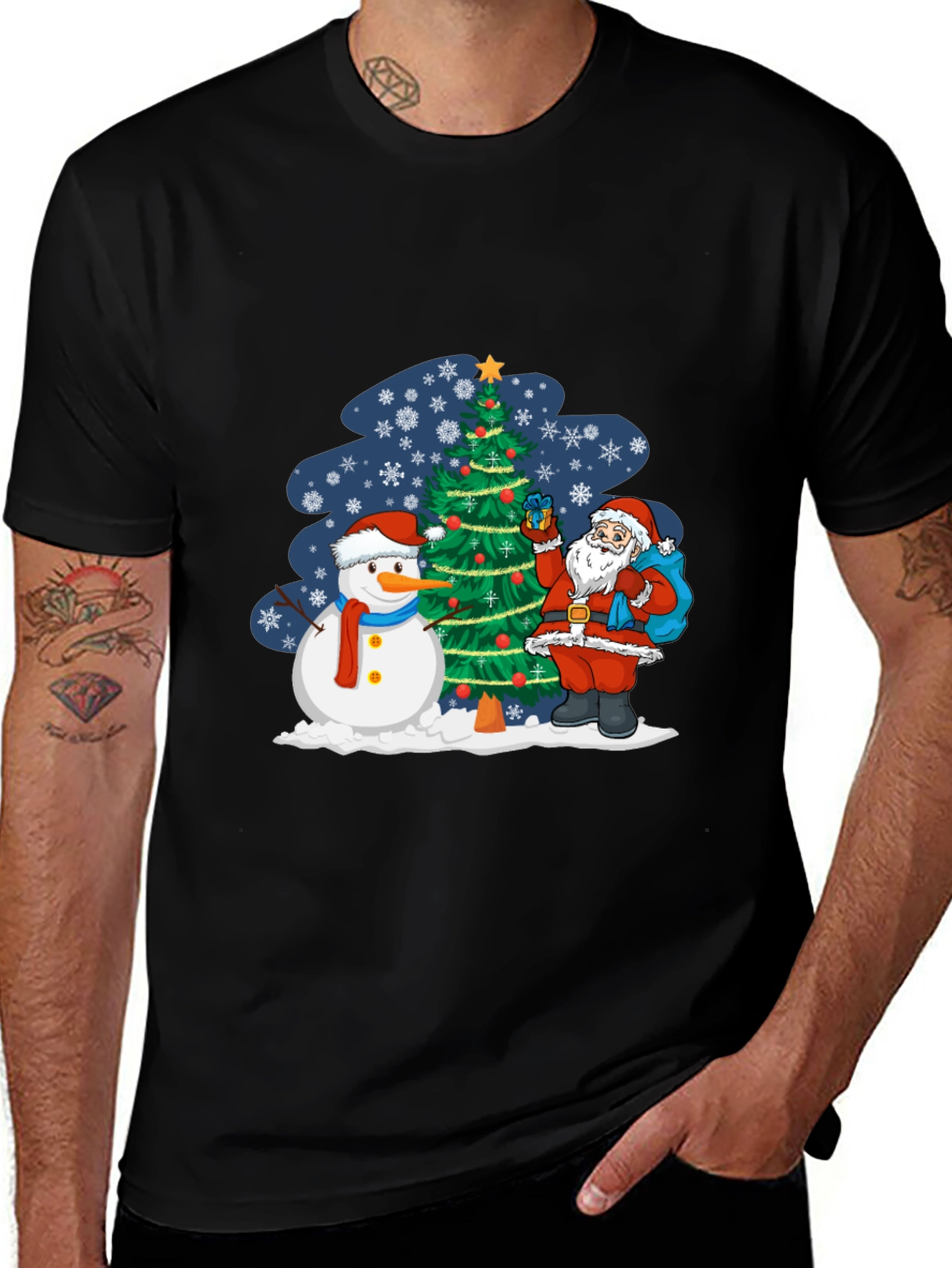 Festive Holiday Graphic T-Shirt
