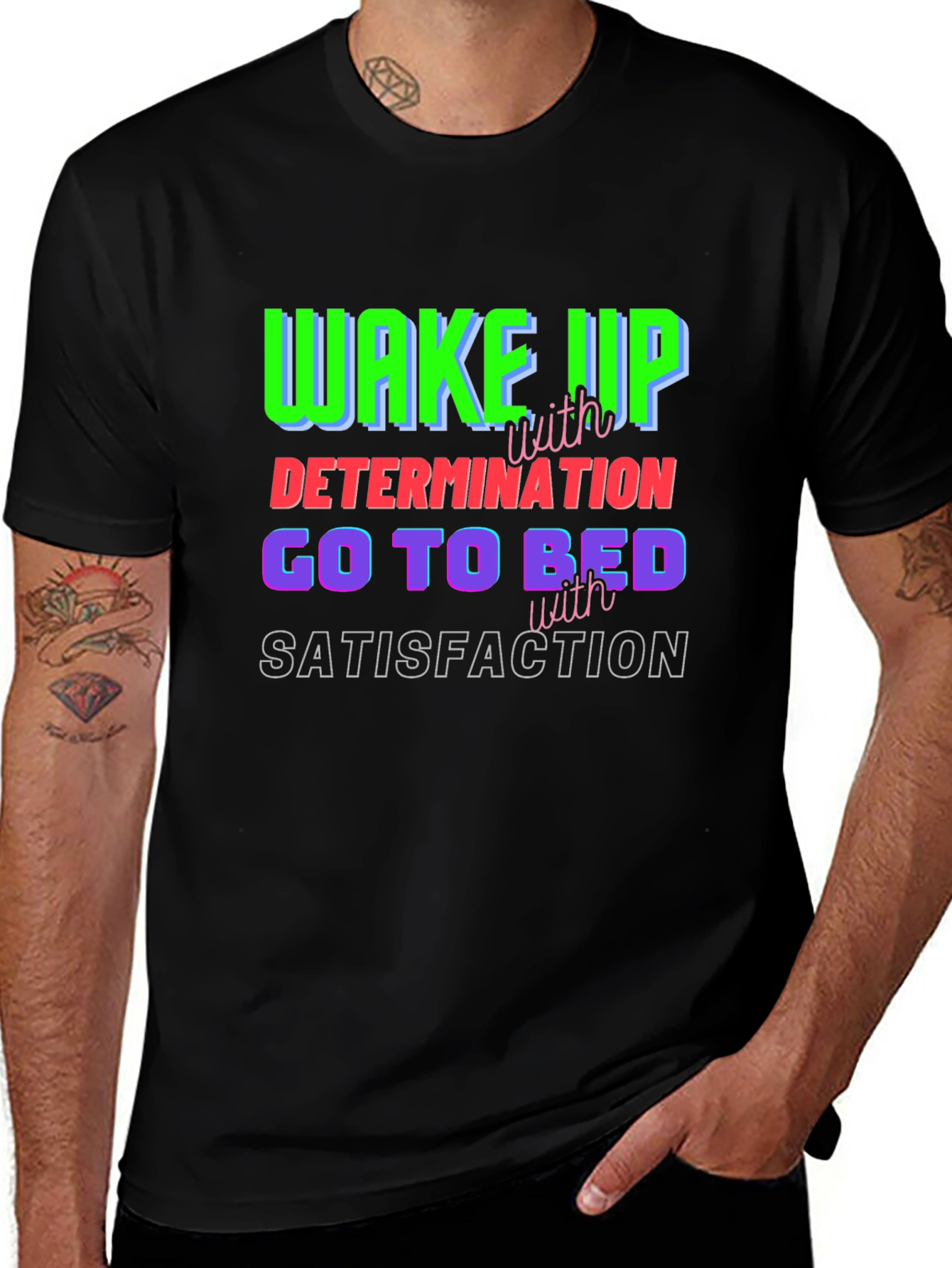Variant 14 of Wake Up with Determination T-Shirt
