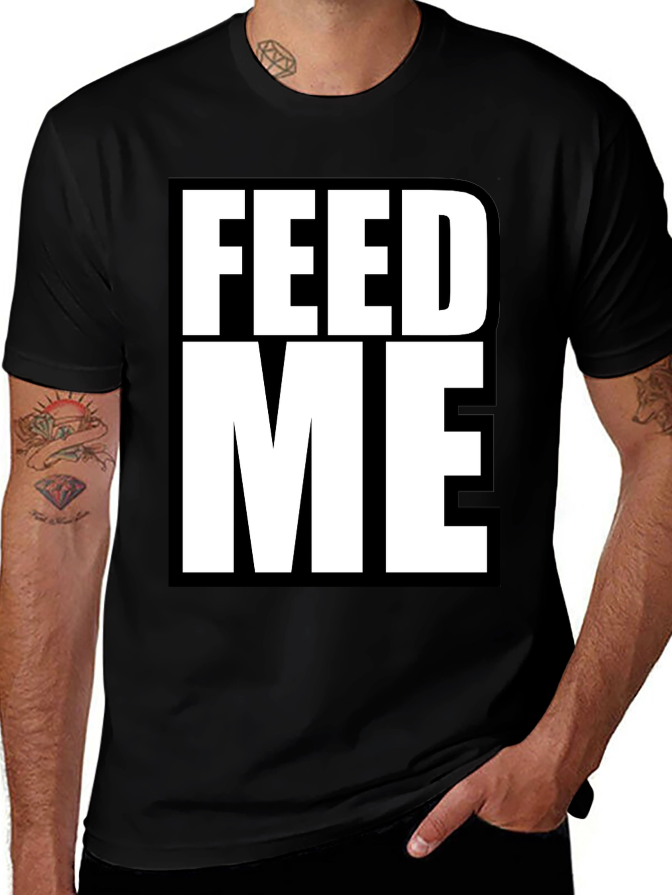 Variant 26 of Feed Me Graphic Tee - Bold Statement T-Shirt